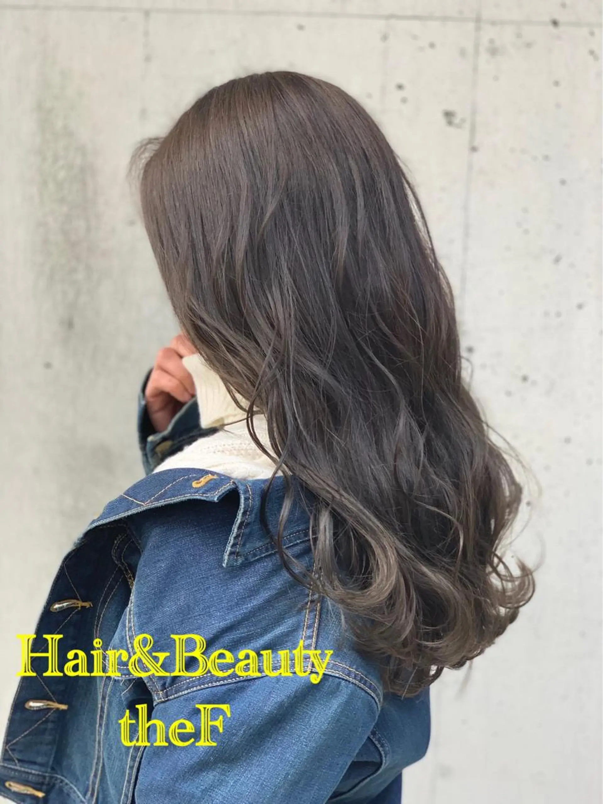 ロング カラー トリートメント ヘアカラー theF___ yukoのヘアスタイル