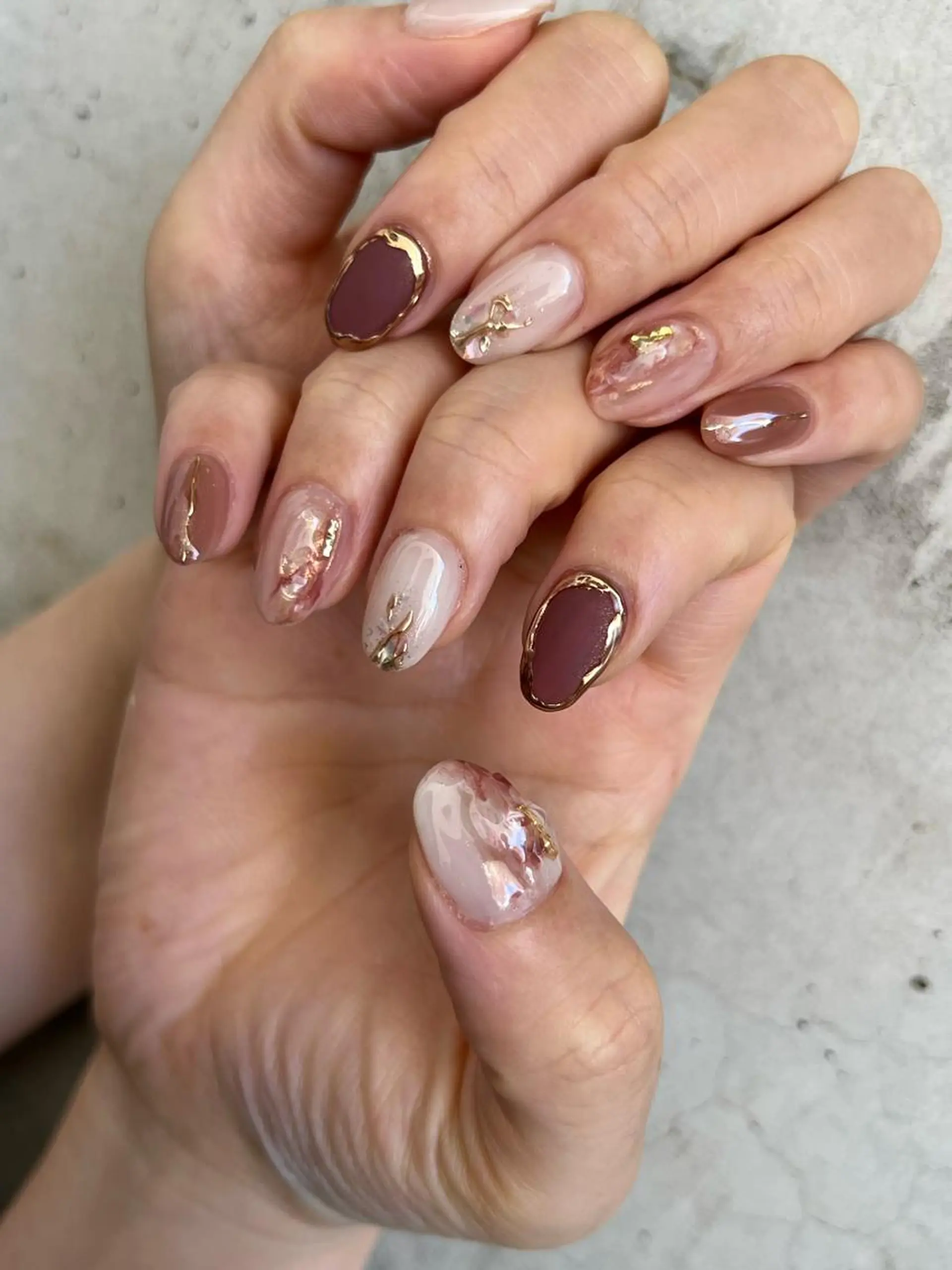 ネイル 持ち込み ニュアンスネイル Charme. NOBUKOのネイルデザイン