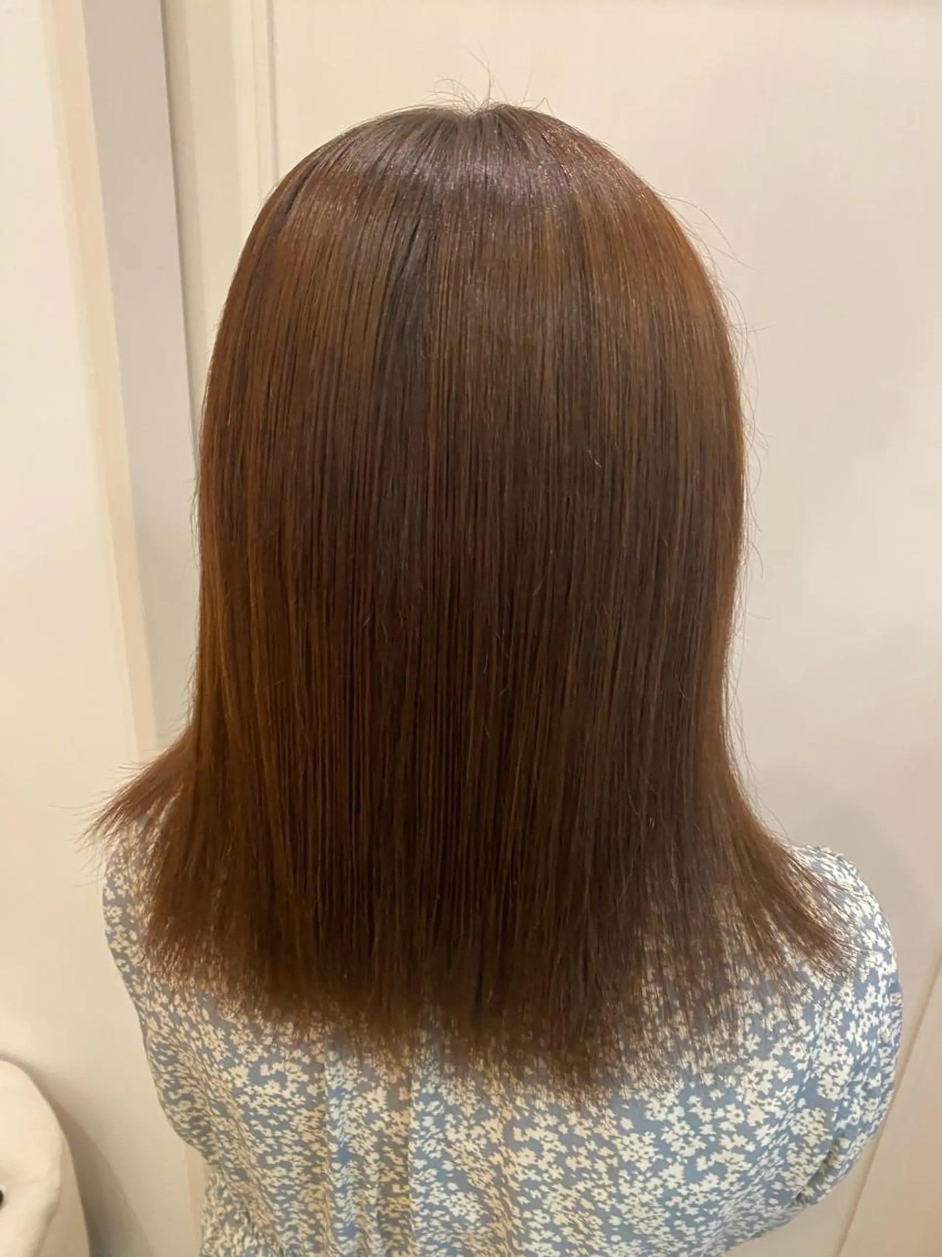 セミロング カラー パーマ ヘアアレンジ トリートメント 酸熱トリートメント 🌿レイヤー/ブリー チ/🌿‬JINのヘアスタイル