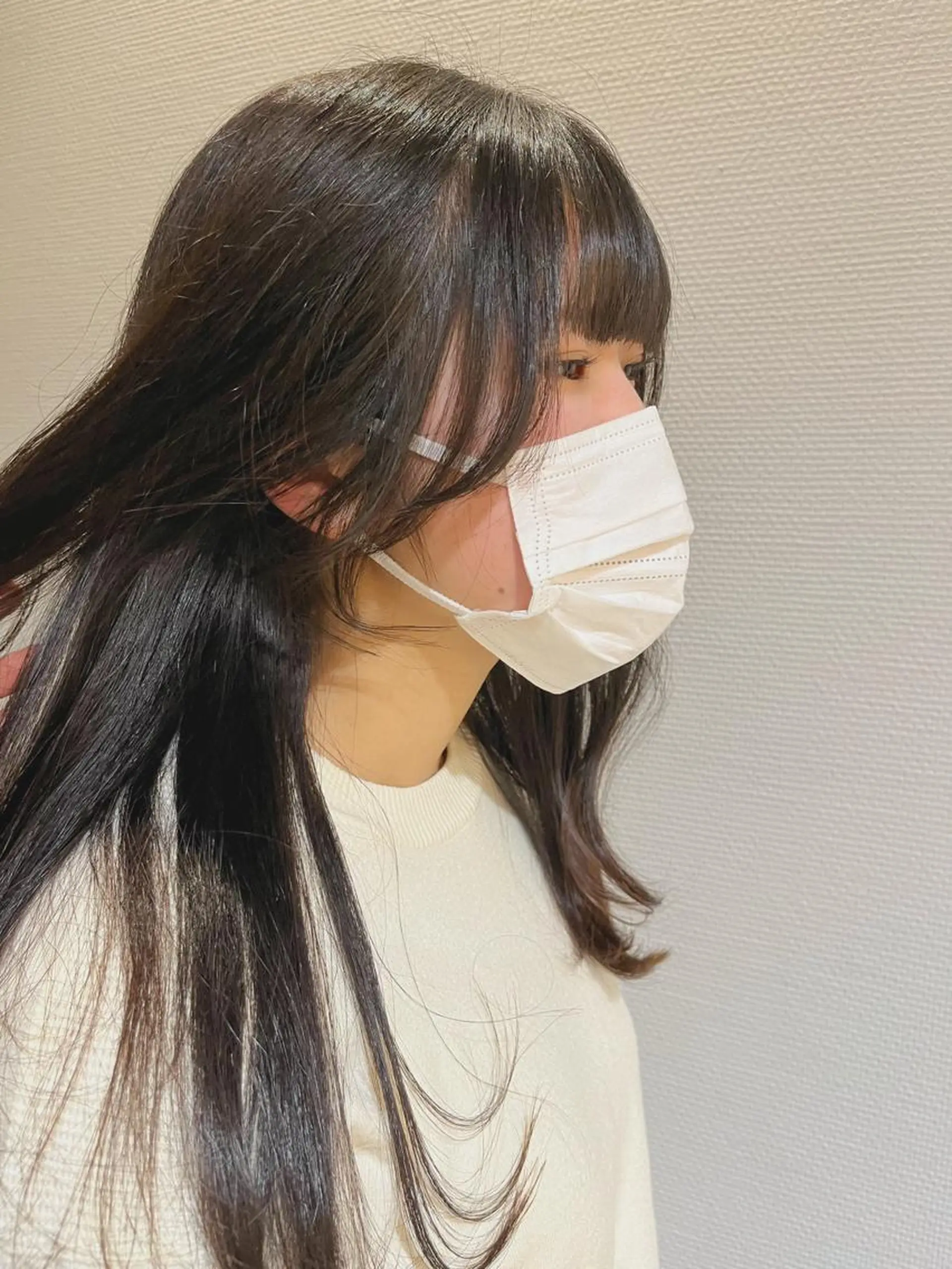 ロング かわい りほのヘアスタイル