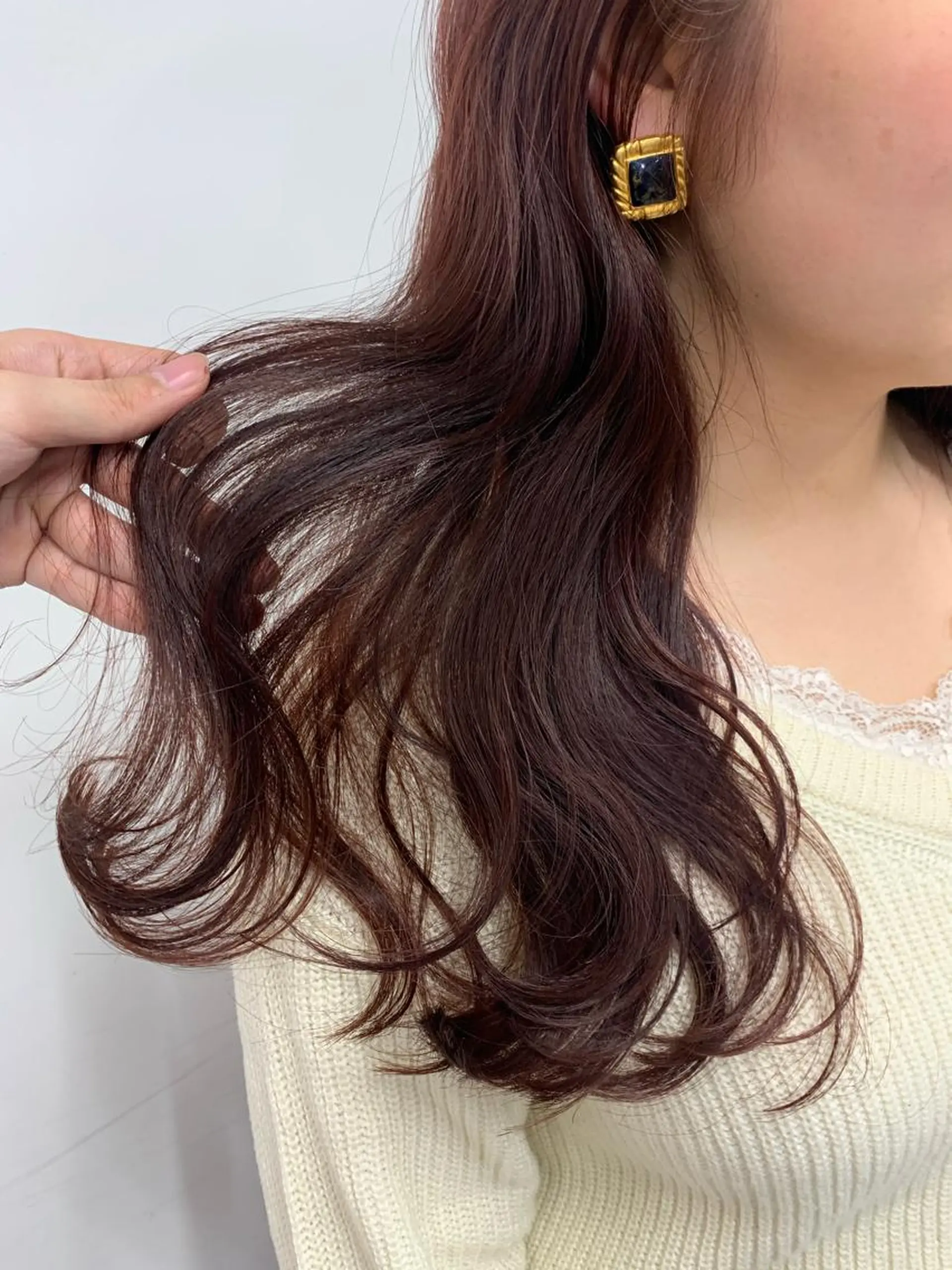 ロング カラー カシス レッドカラー カット トリートメント ✨カラー指名 No.1✨keitaのヘアスタイル