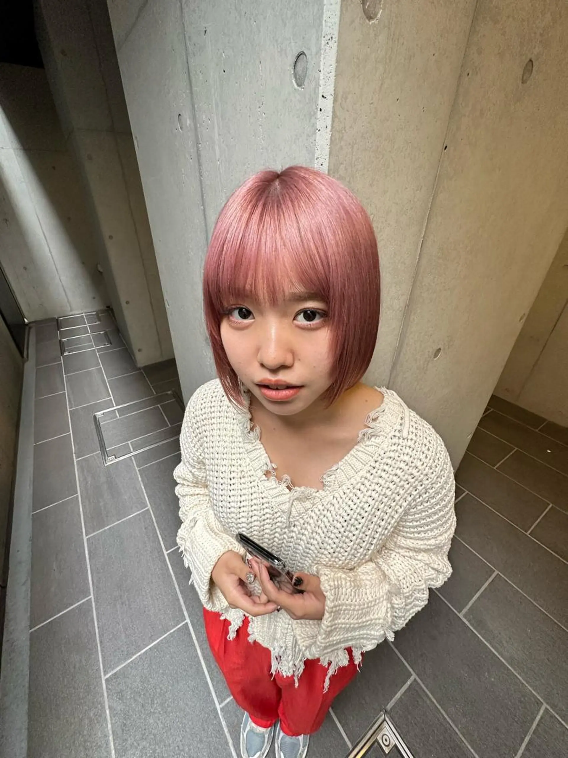 ショート カラー カット ヘアカラー トリートメント 似合わせウルフ/ レイヤー/山本祐輔のヘアスタイル