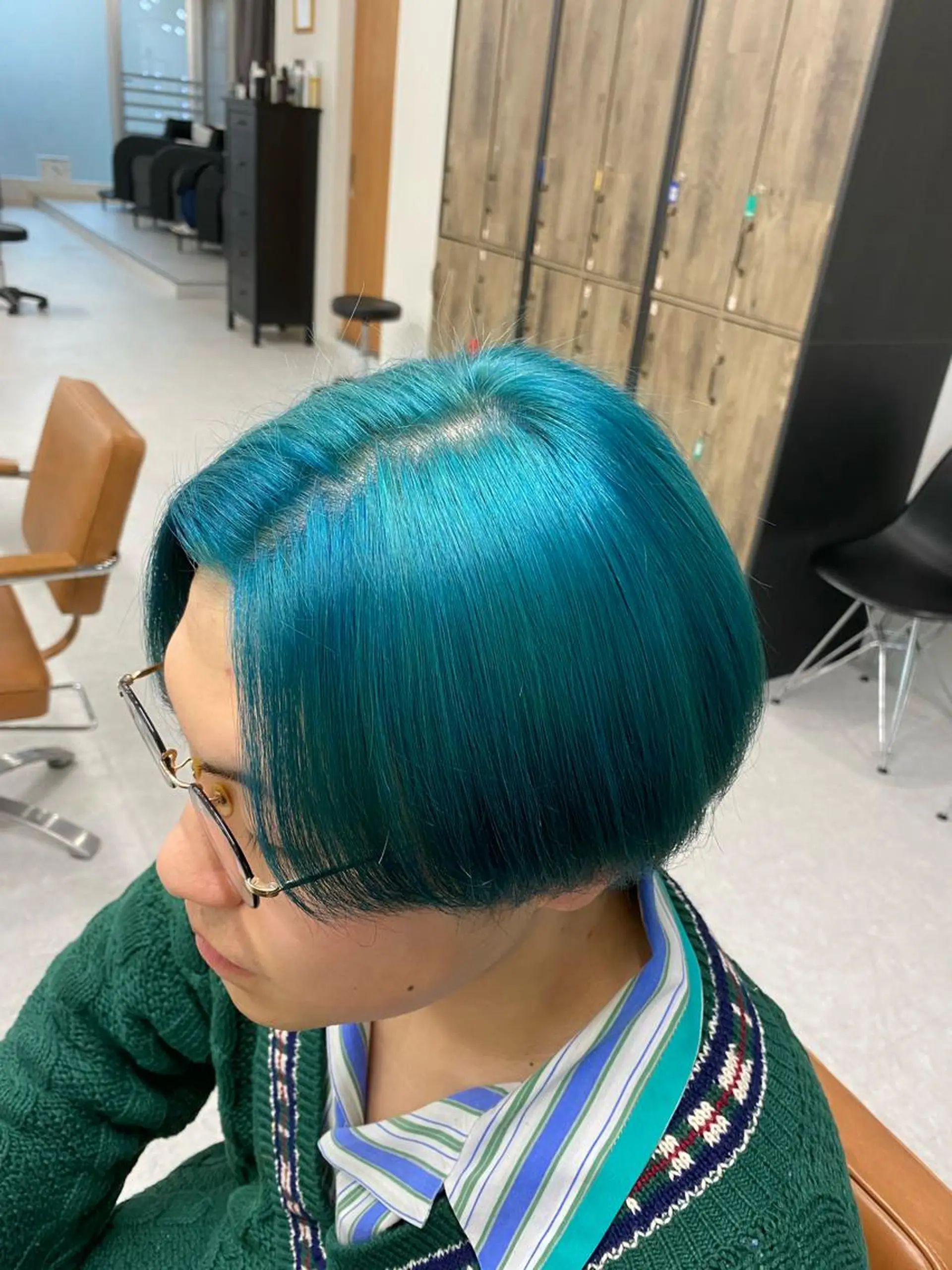 ミディアム カラー メンズ メンズパーマ/カラー /店長コハシ◎のヘアスタイル