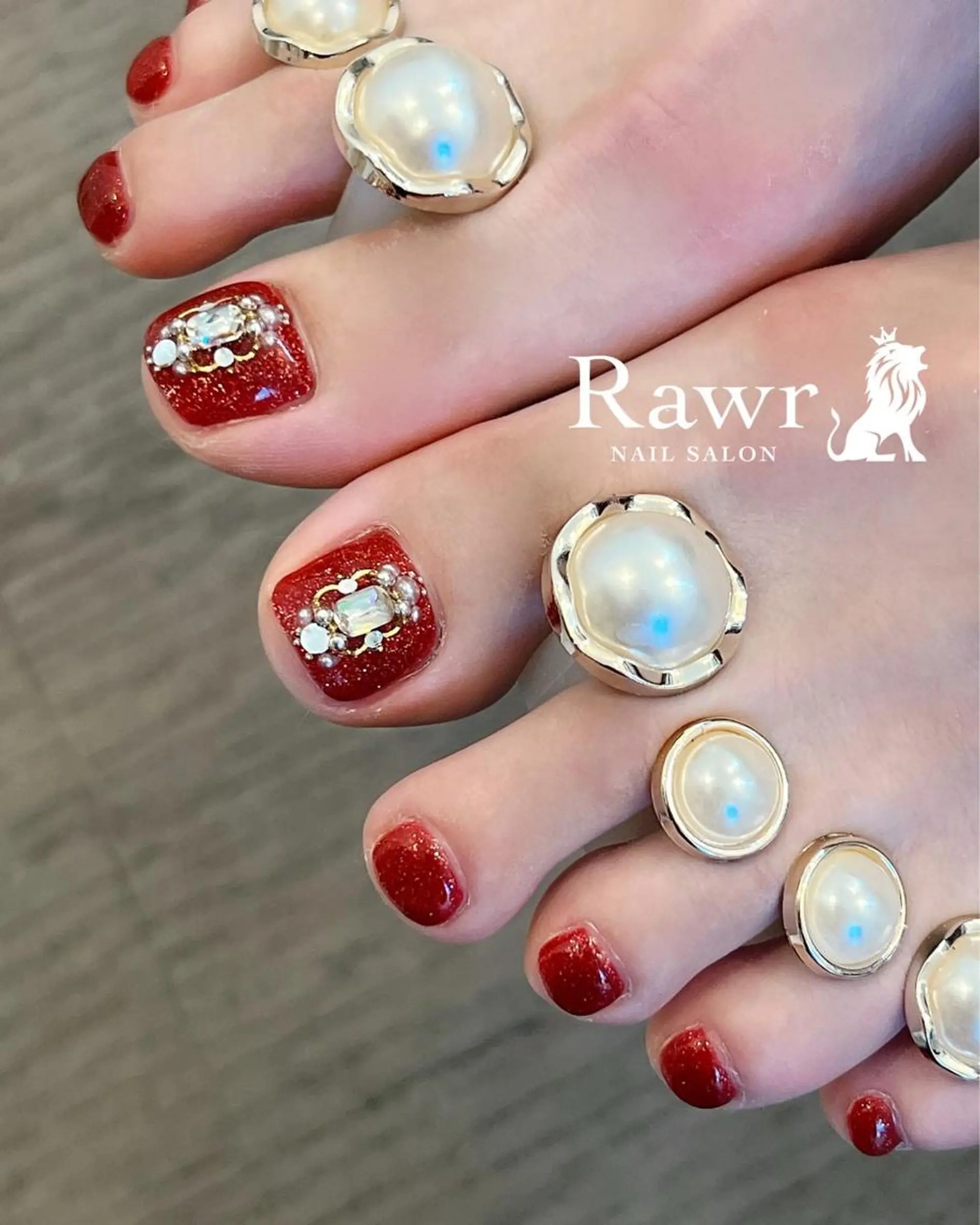 ネイル フットネイル Rawr / saoriのネイルデザイン