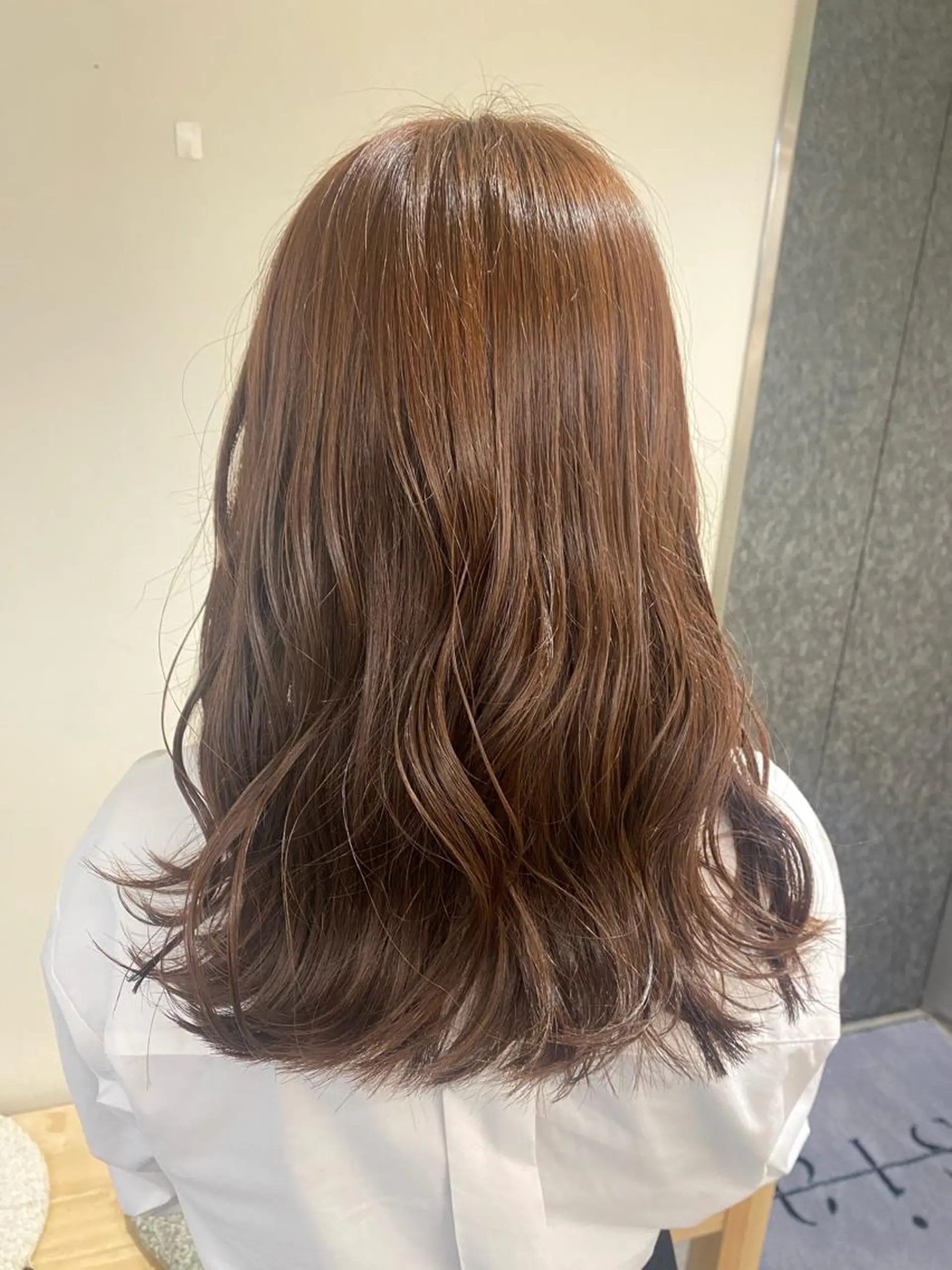 ミディアム カラー ヘアアレンジ ブラウンカラー ヘアカラー ボブ /ニュアンス/ satomi🧸💖のヘアスタイル
