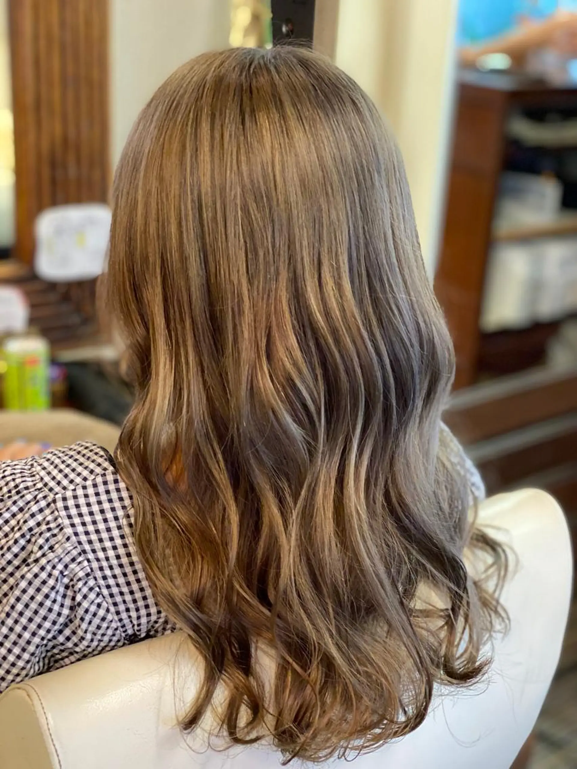 ロング カラー ヘアアレンジ メンズ ヘアカラー トリートメント 加藤 瑠美のヘアスタイル