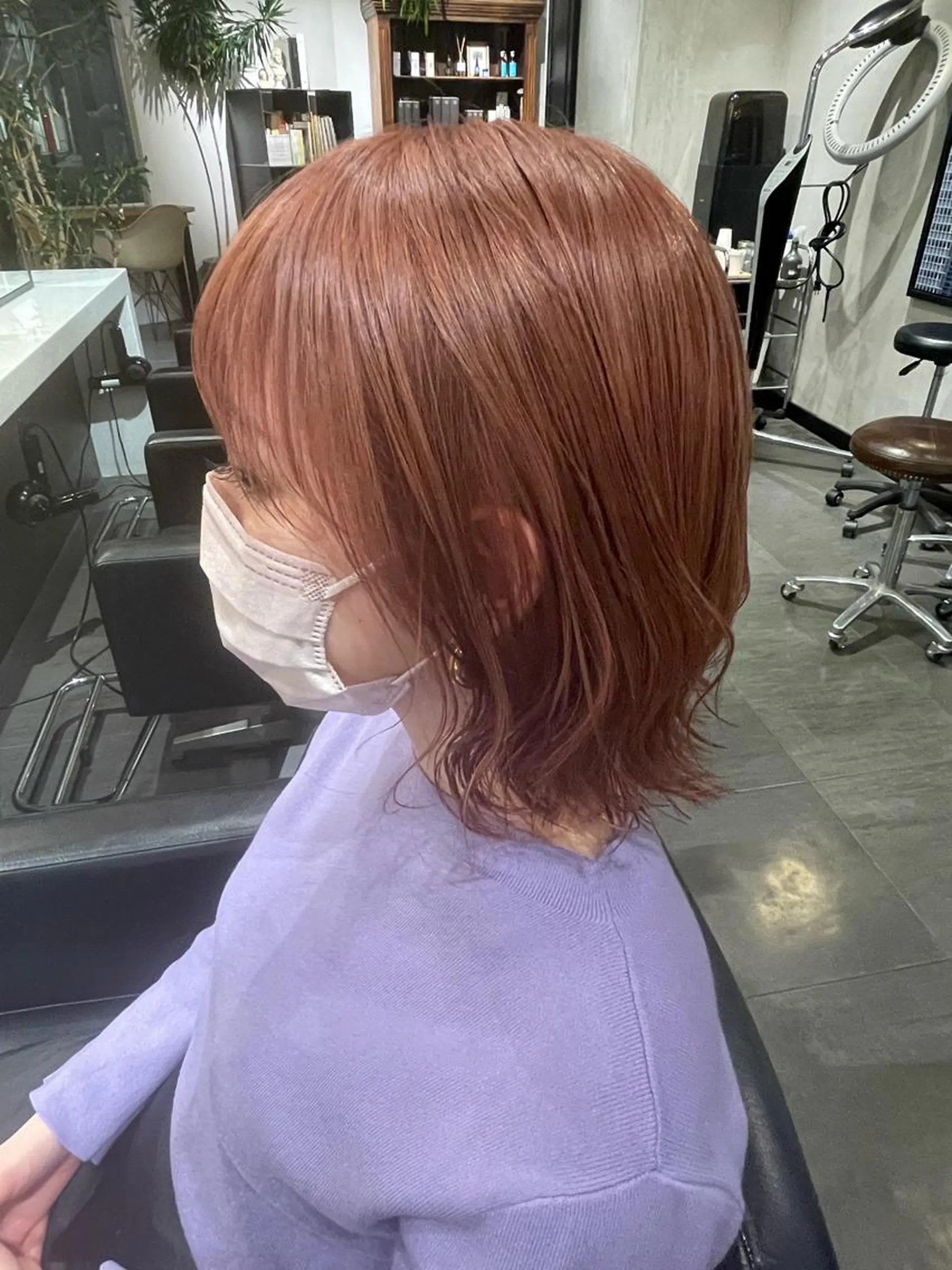 ミディアム カラー classic 新横浜所属・大人girly🛋️ 🤍yukakoのヘアスタイル