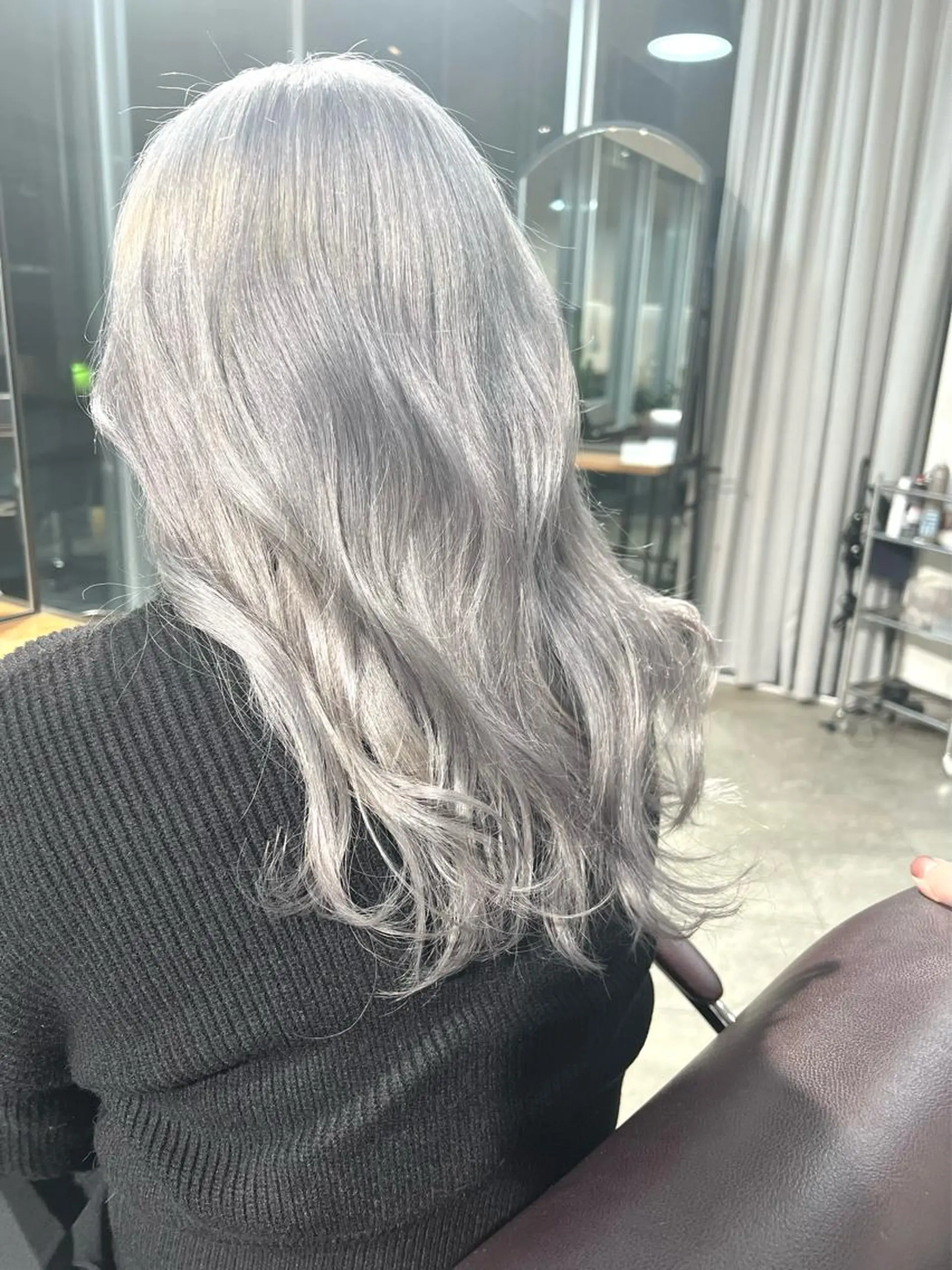セミロング カラー ヘアアレンジ ネイル ヘアカラー トリートメント ヘアセット 🌈インナーカラー ‘ショウマ’🌈のヘアスタイル