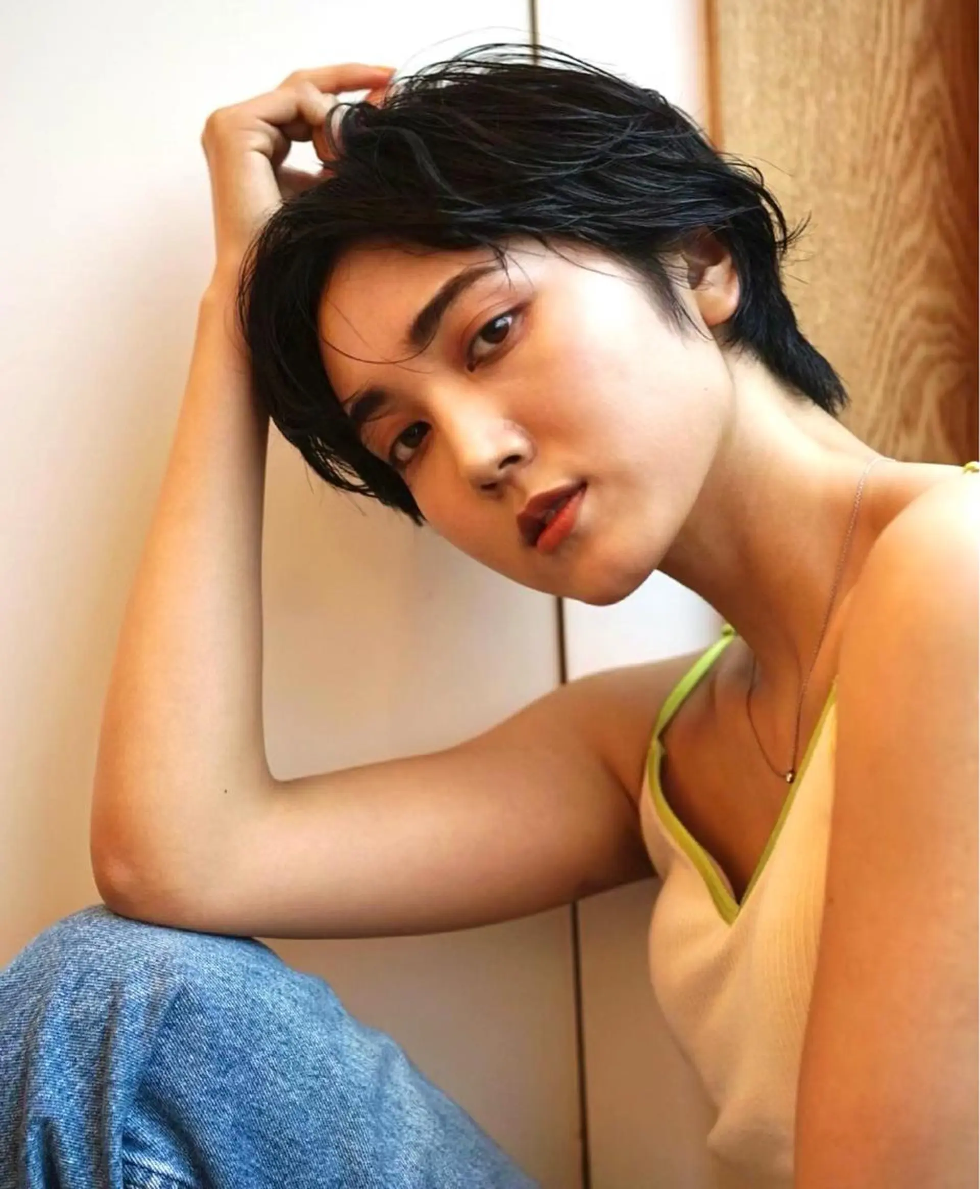 ショート ナガス カズアキのヘアスタイル