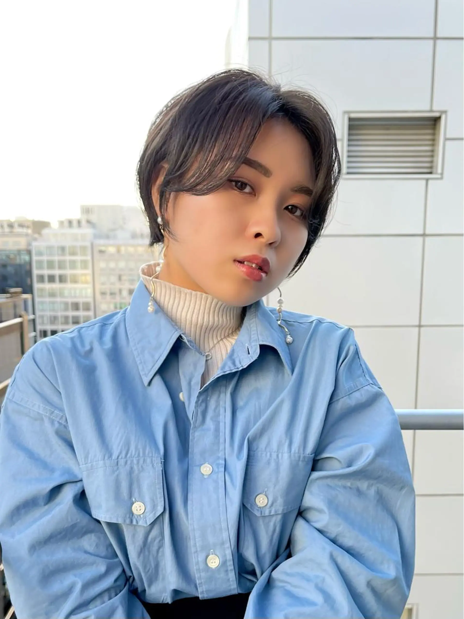 ショート 丸みショート イエローカラー 韓国風ヘア ショートヘア ショート・ボブ特化 mahoのその他イメージ