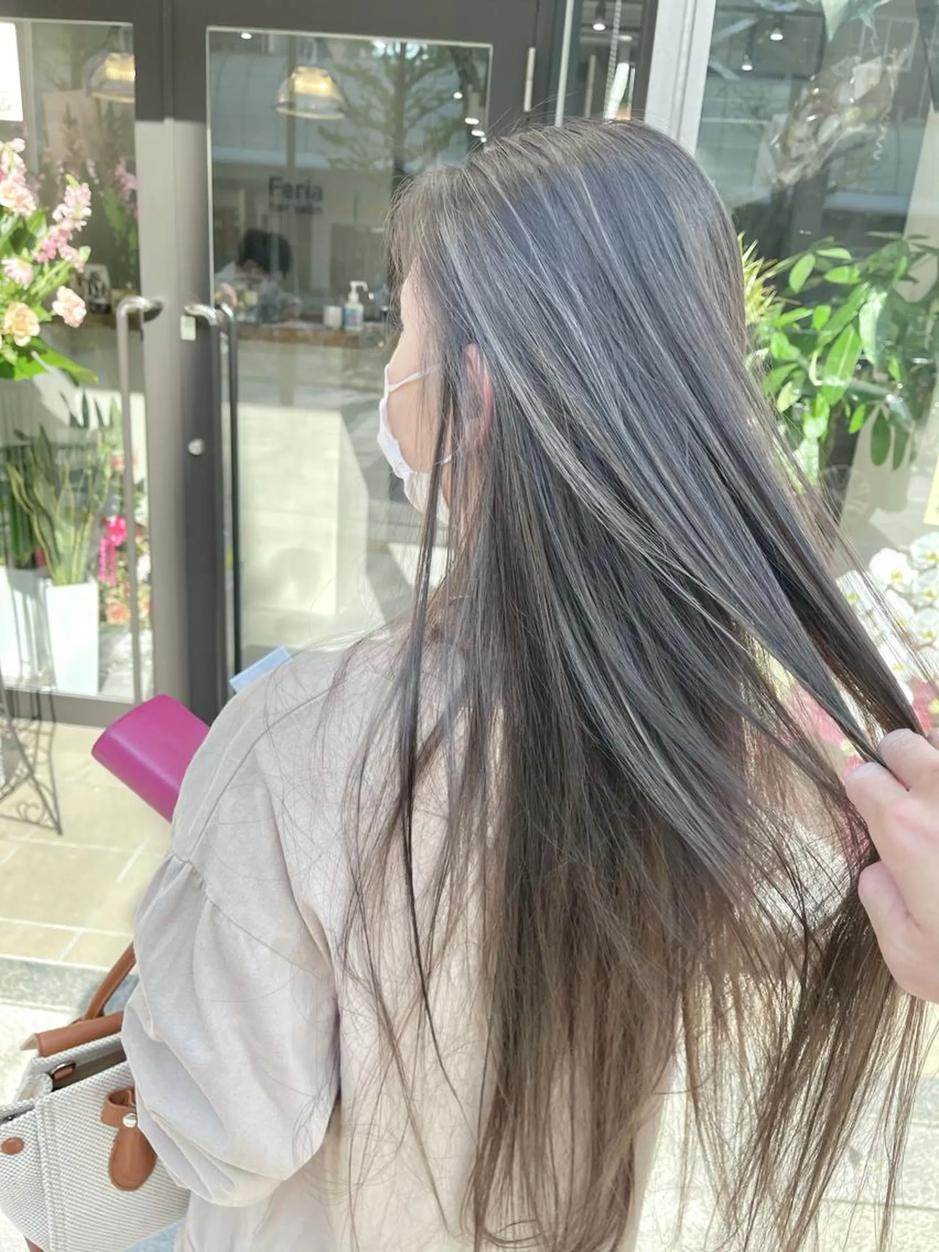 ロング カラー ヘアアレンジ アディクシーカラー ブリーチ ケアブリーチ ハイライトカラー ハイライト ヘアカラー 縮毛矯正/美髪 髪質改善/石田幸輔のヘアスタイル