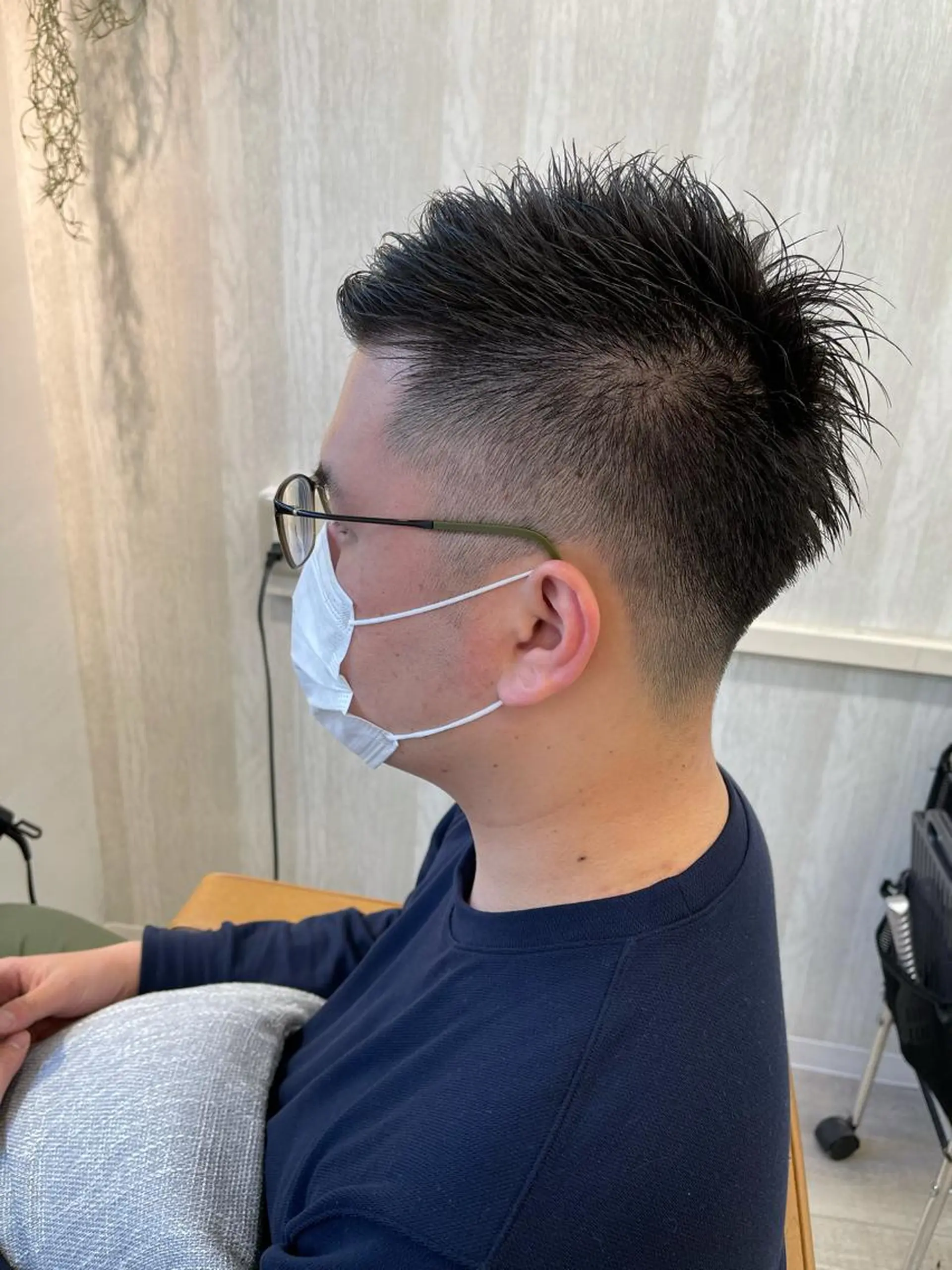 ショート ヘアアレンジ メンズ フェードカット カット ヘアセット 【大宮】 メンズ専門吉川のヘアスタイル