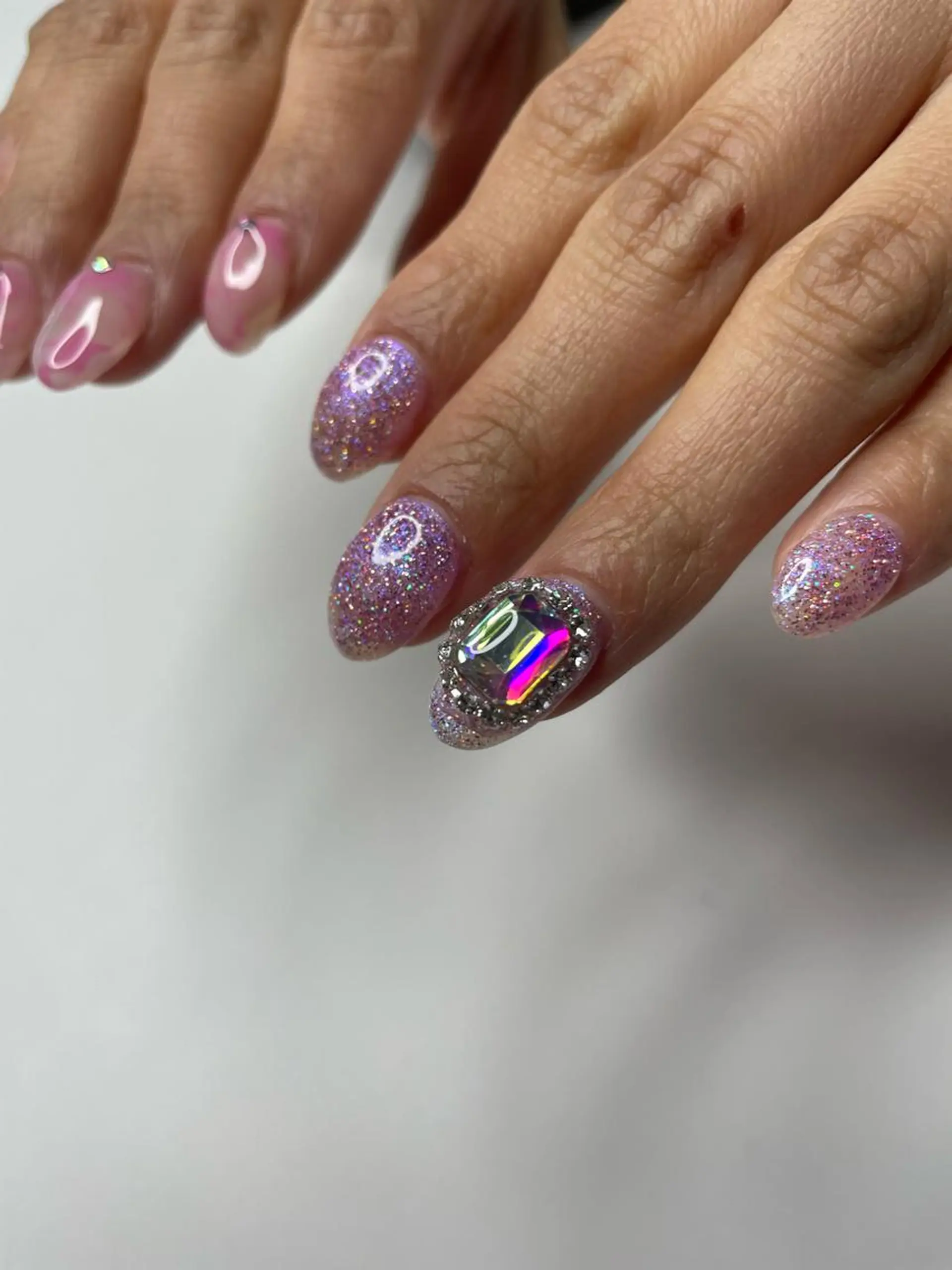 ネイル キラキラネイル Ri-e's nailのネイルデザイン