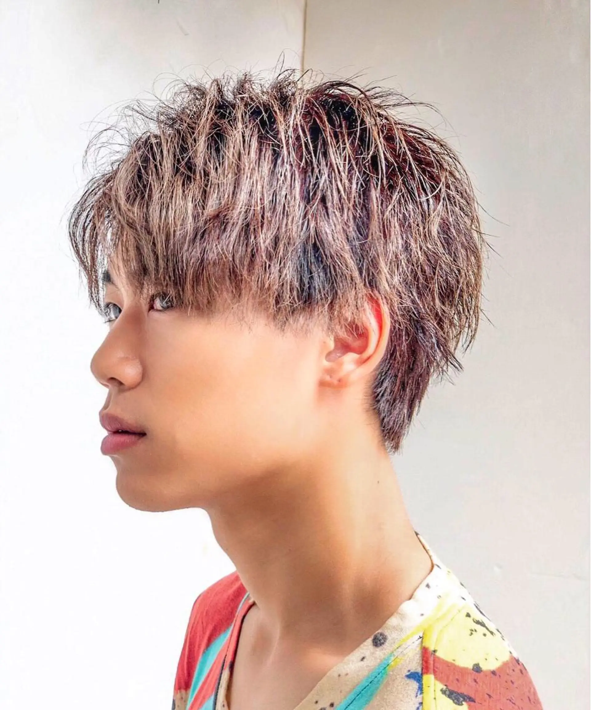 ショート カラー メンズ 美髪矯正 Rioのヘアスタイル