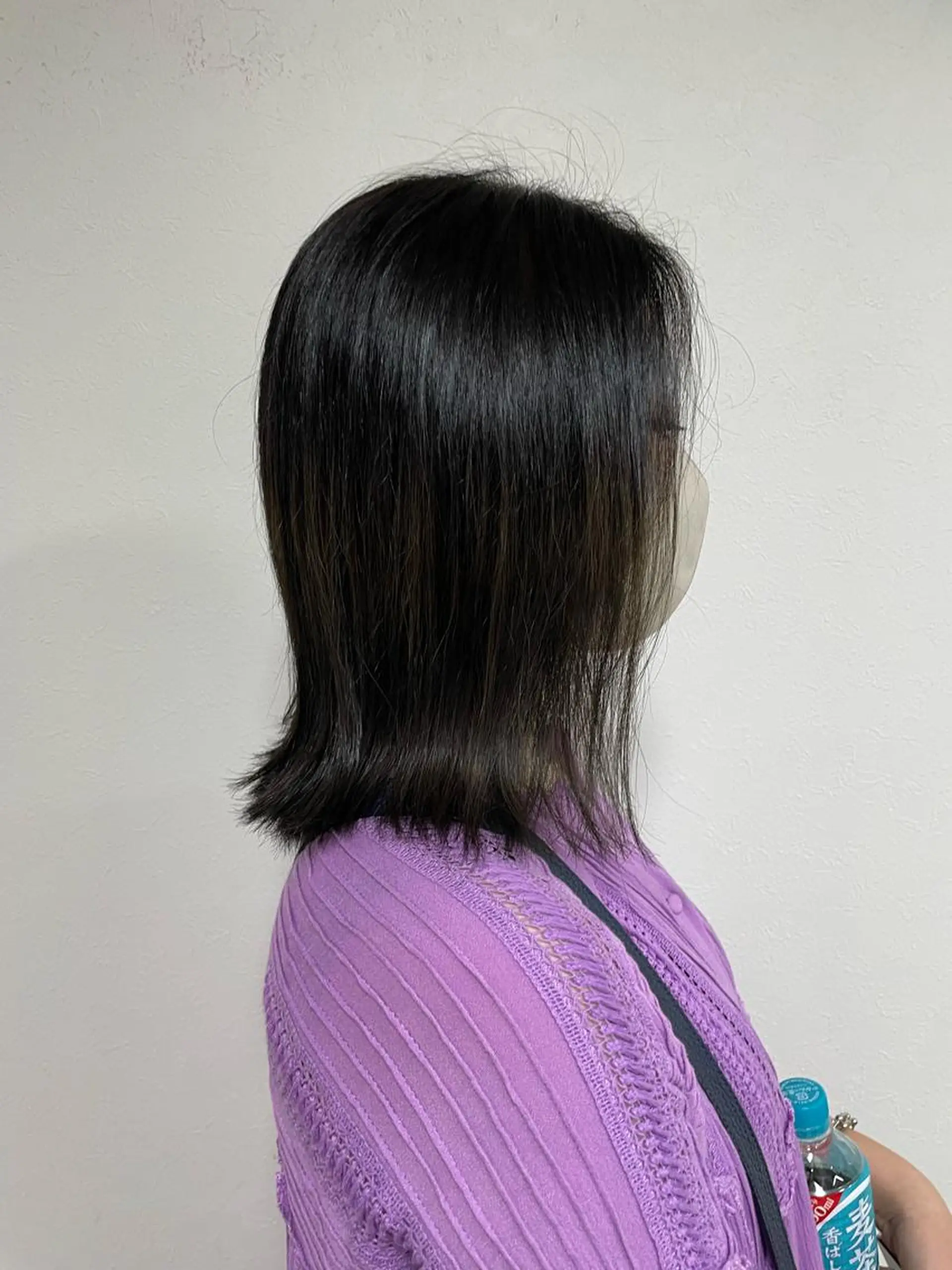 ミディアム 外ハネヘア 艶髪カラー& トリートメント　松村のヘアスタイル