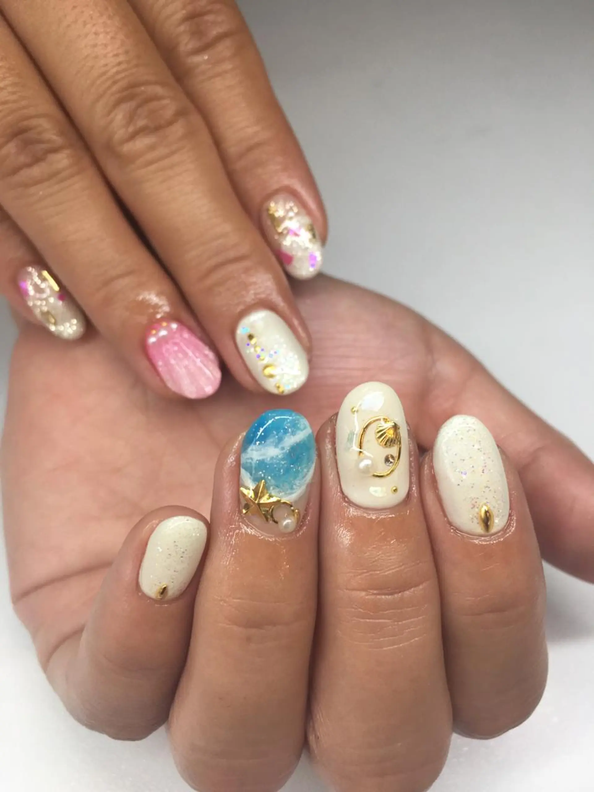 ネイル 持ち込み ハンドネイル glow_ nailのネイルデザイン