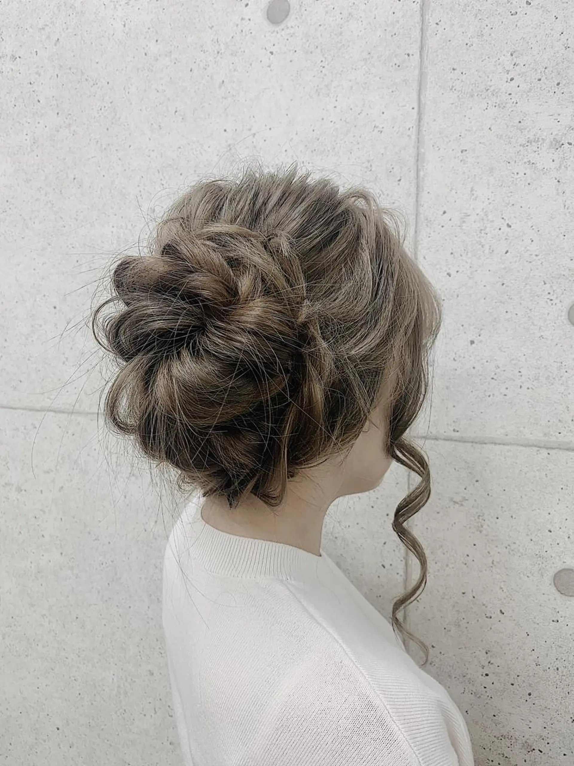 ロング ヘアアレンジ 結婚式・ブライダル Mululu所属・京都最安価エクステ muuka🦋のヘアスタイル