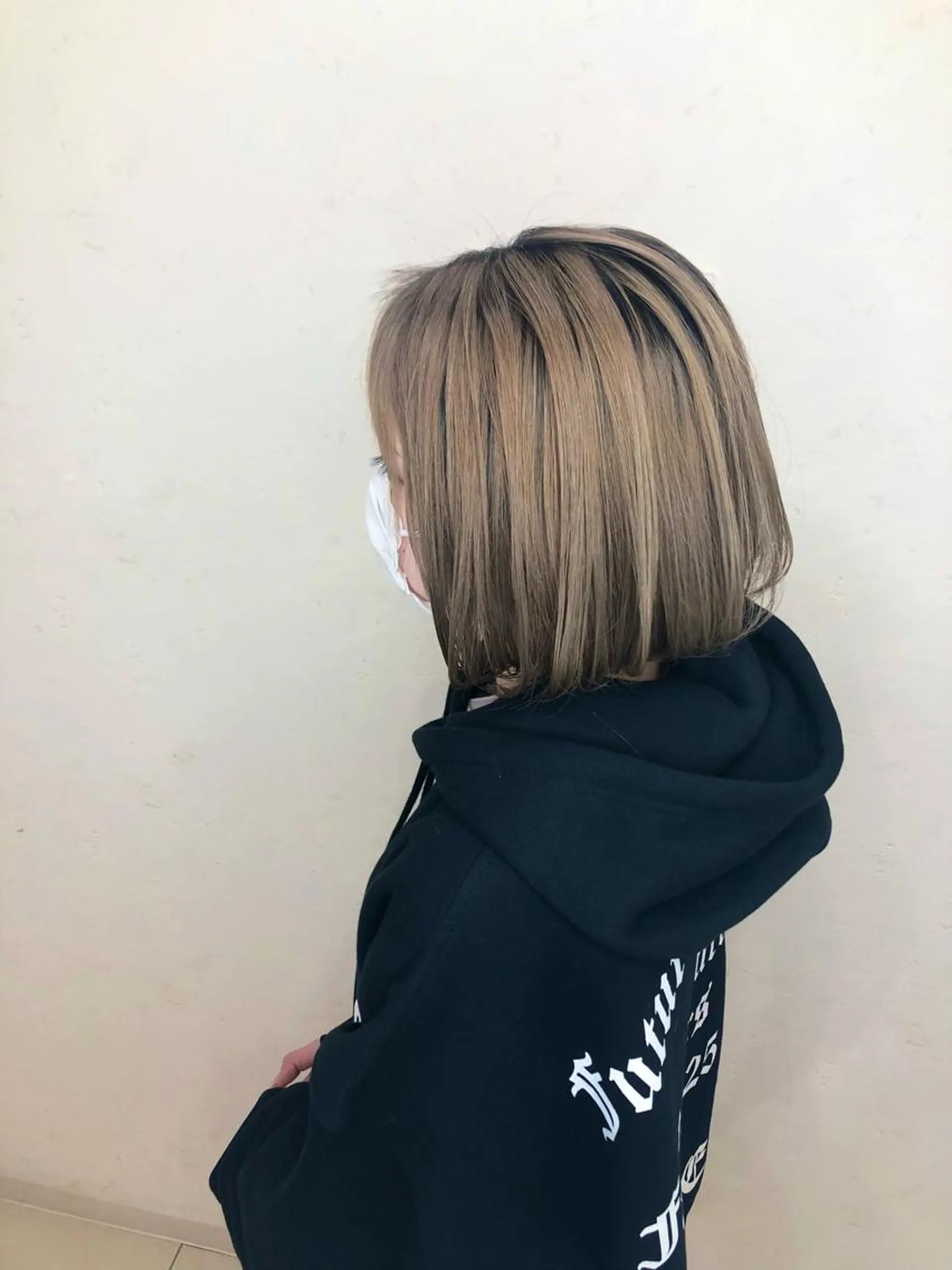 ミディアム 太白区/白髪ぼかし ハイライト/千葉達人のヘアスタイル