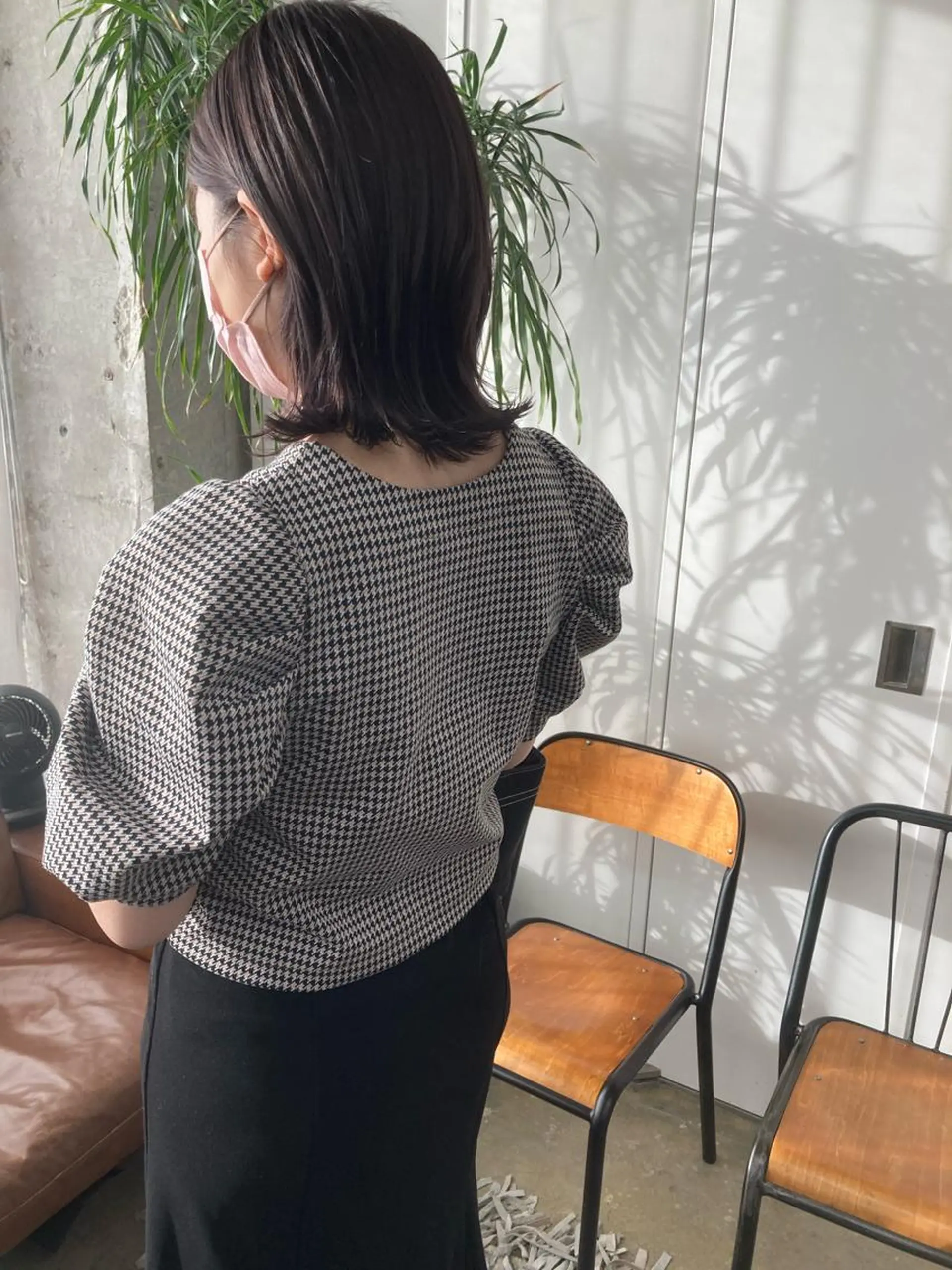 セミロング カラー ベージュカラー 透明感カラー ラベンダーカラー ラベンダーベージュ カット 縮毛矯正 小木曽智美 /ボブ/ショートのヘアスタイル