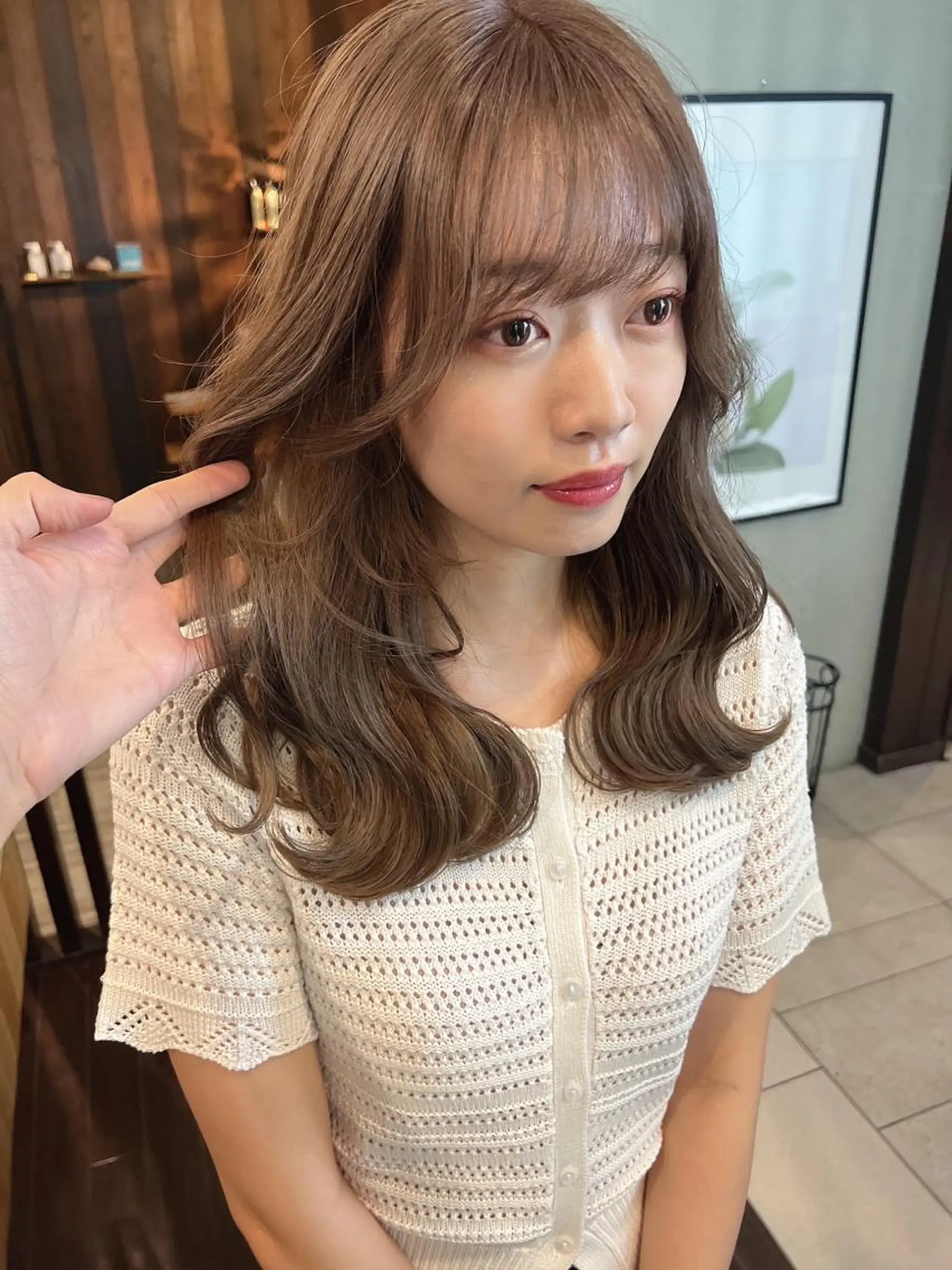 セミロング 具志 正太のヘアスタイル