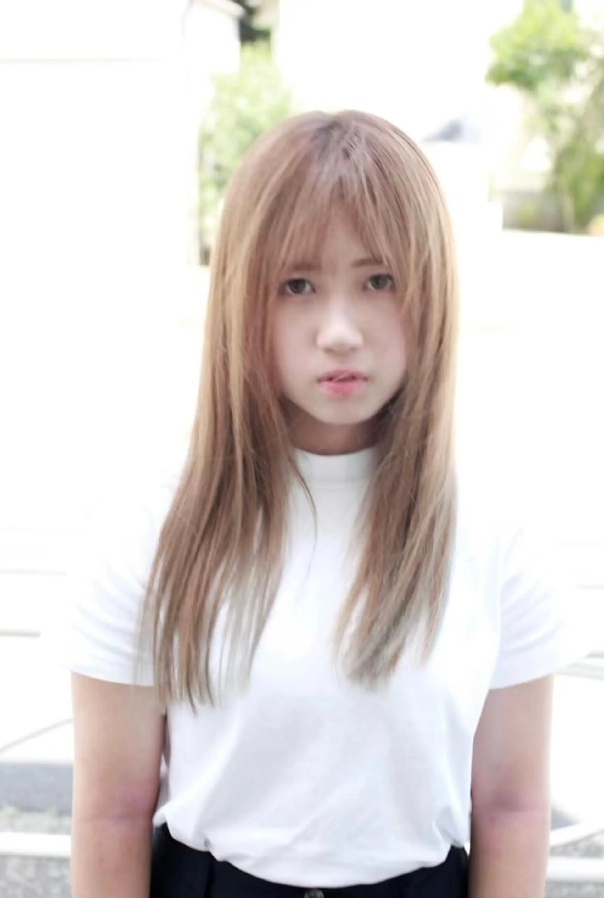 ロング カット ヘアカラー トリートメント 大西 カズマのヘアスタイル