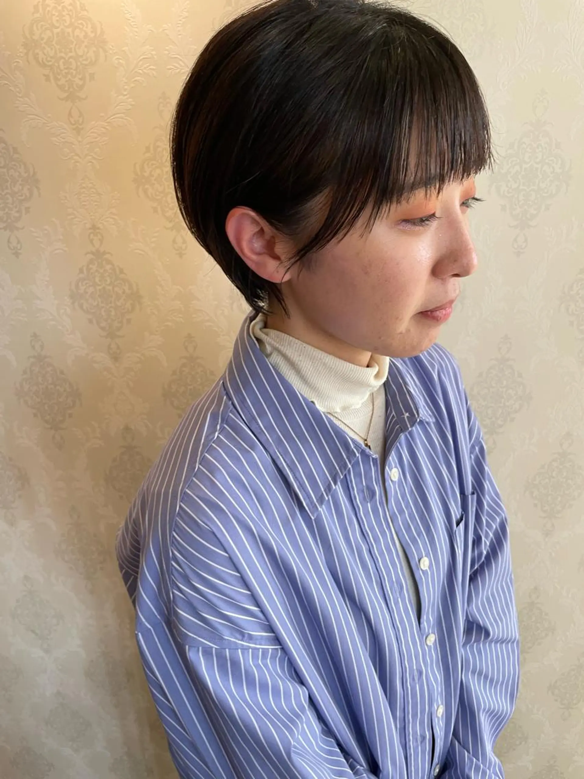 ショート カラー ショートボブ ハンサムショート インナーカラー ボブ ショートヘア 鶴岡で縮毛矯正なら お任せ！ハヤシナオミのヘアスタイル