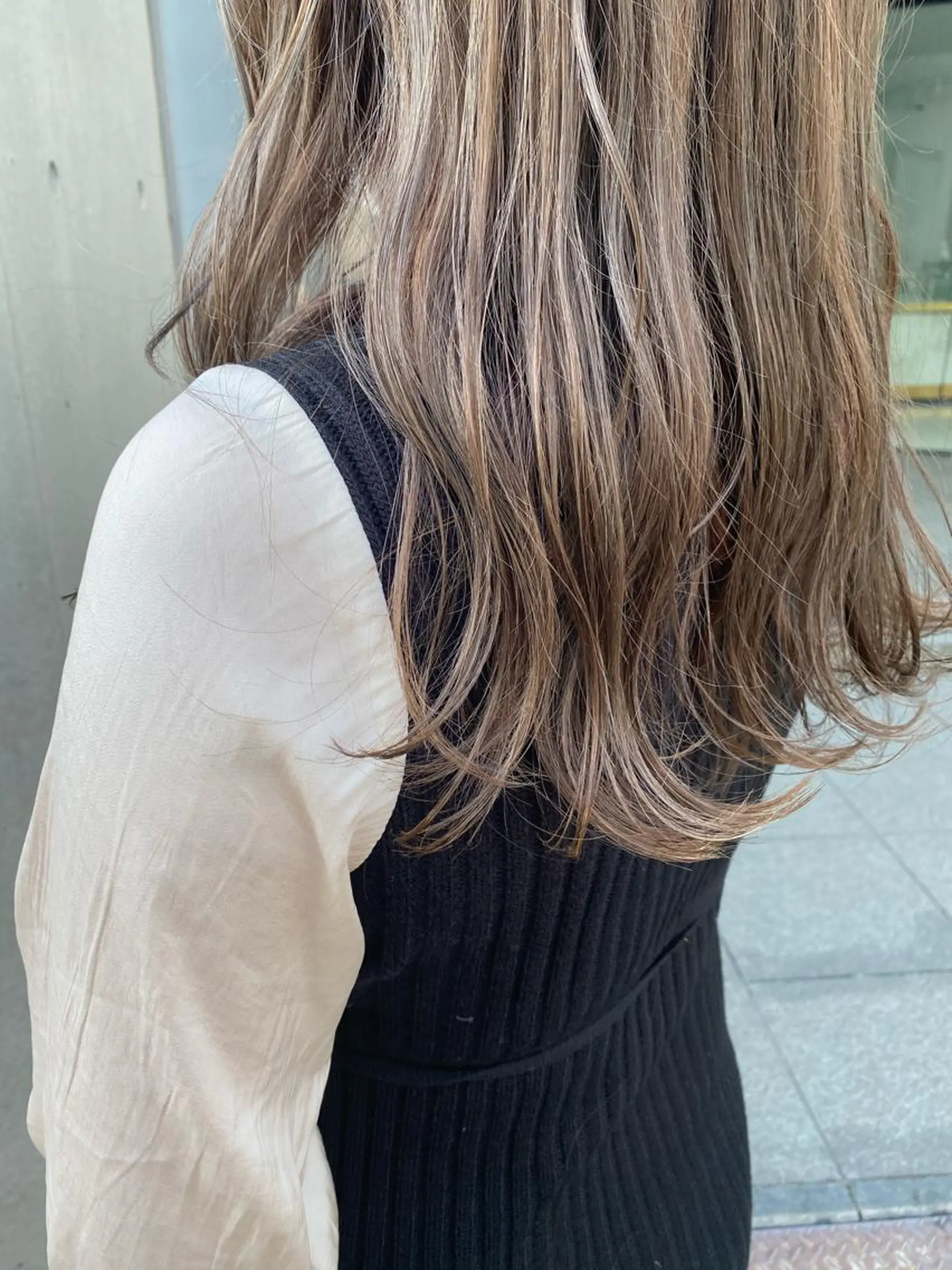 ロング 大橋 美咲のヘアスタイル