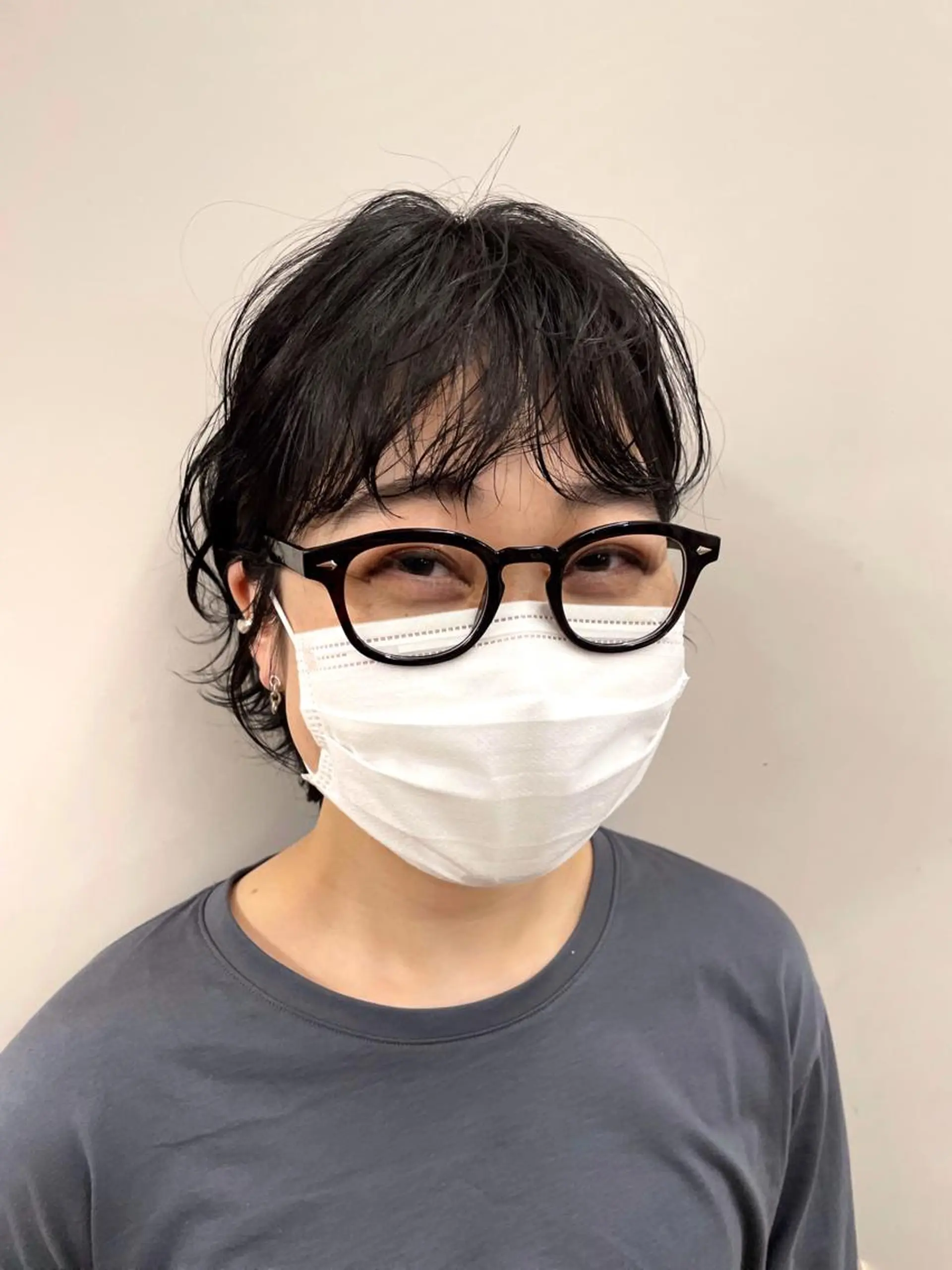 ショート カラー パーマ カット ヘアカラー トリートメント 関 京磨のヘアスタイル