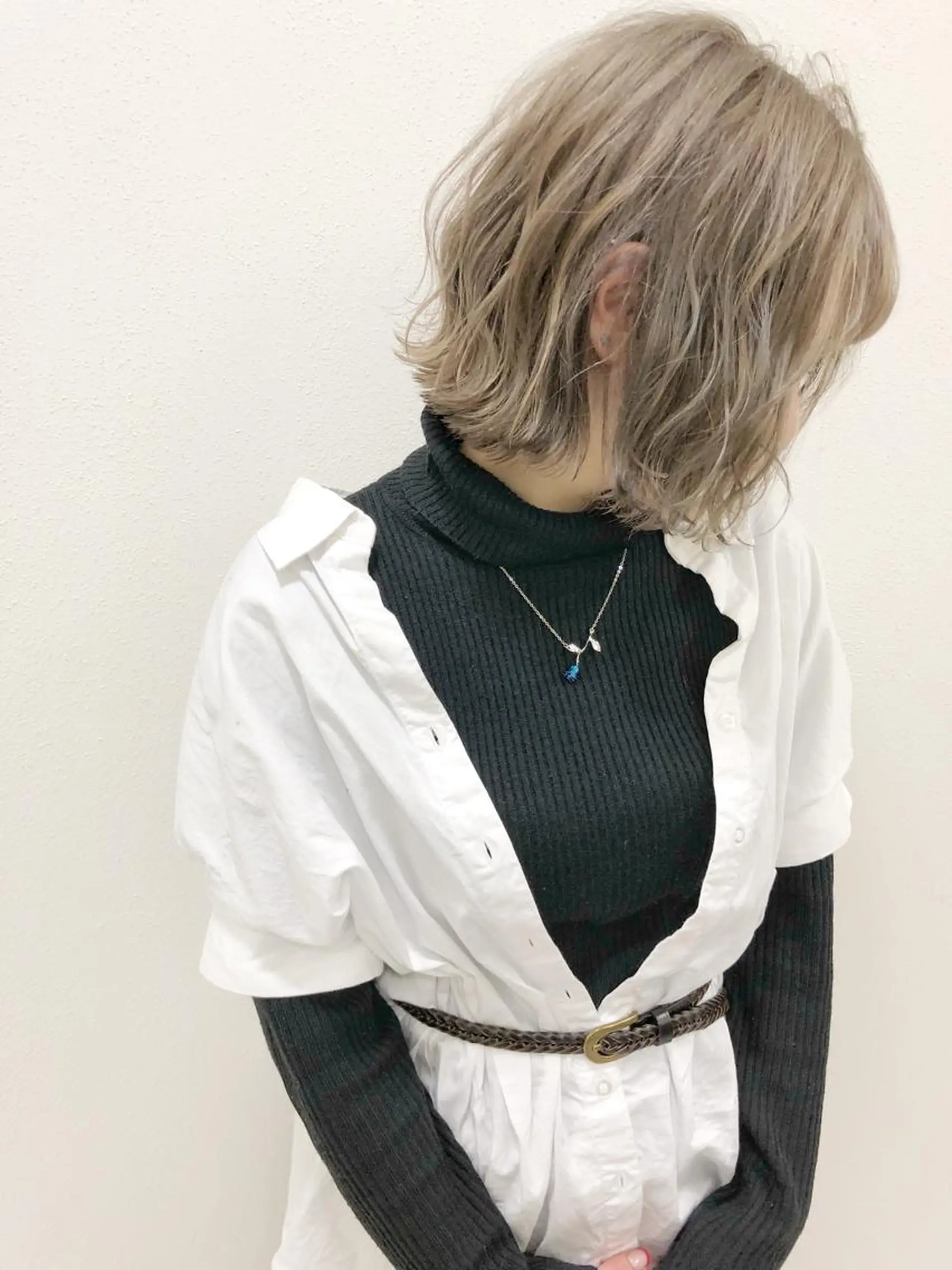 ショート 顔まわり／髪質改 善／白髪ぼかし／中山のヘアスタイル