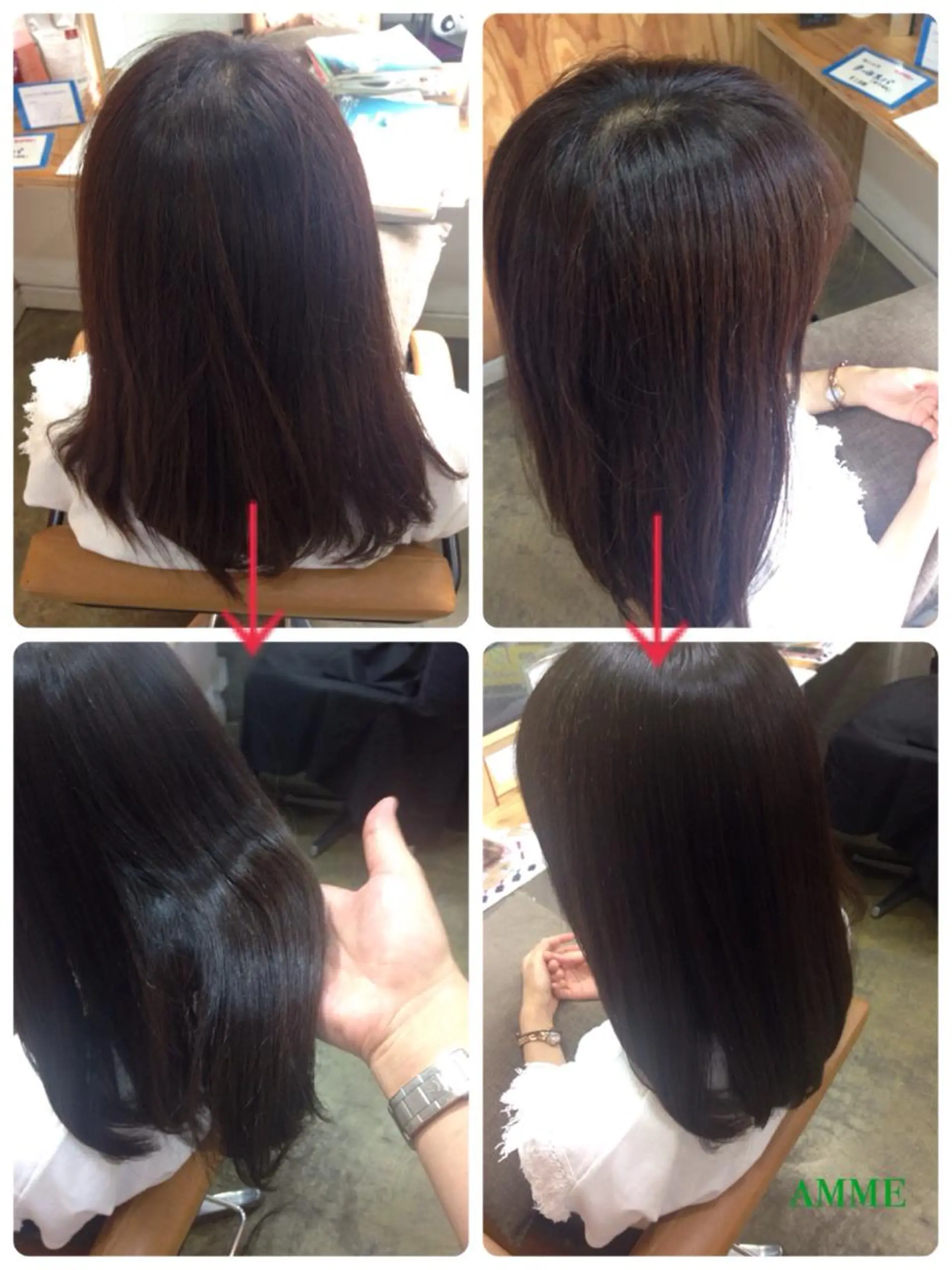 ミディアム セミロング カラー 💎髪質改善💎 デザイナーshinのヘアスタイル