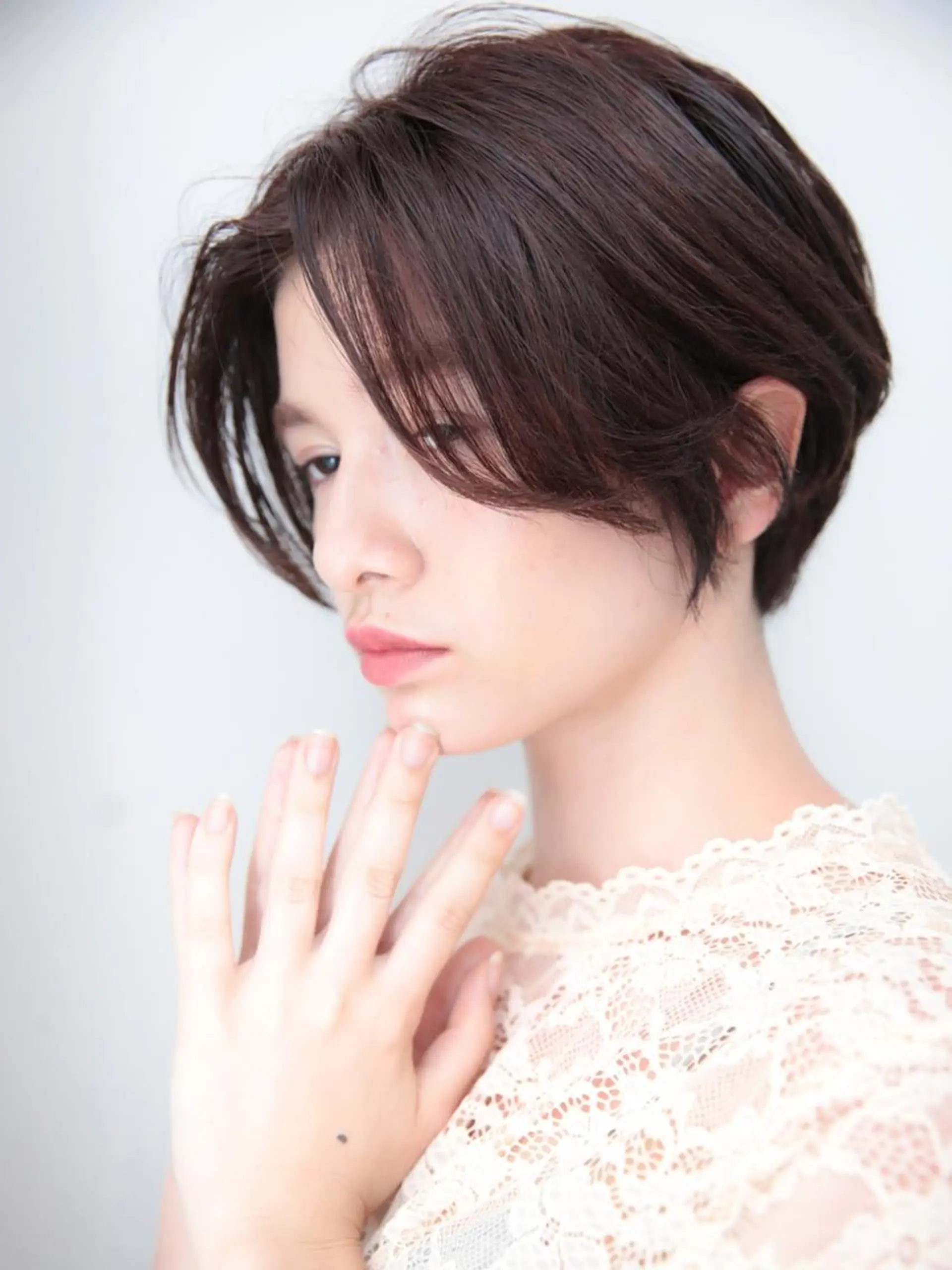 ショート カラー レイヤーカット✂️ 横浜No1♡下鳥翔子のヘアスタイル