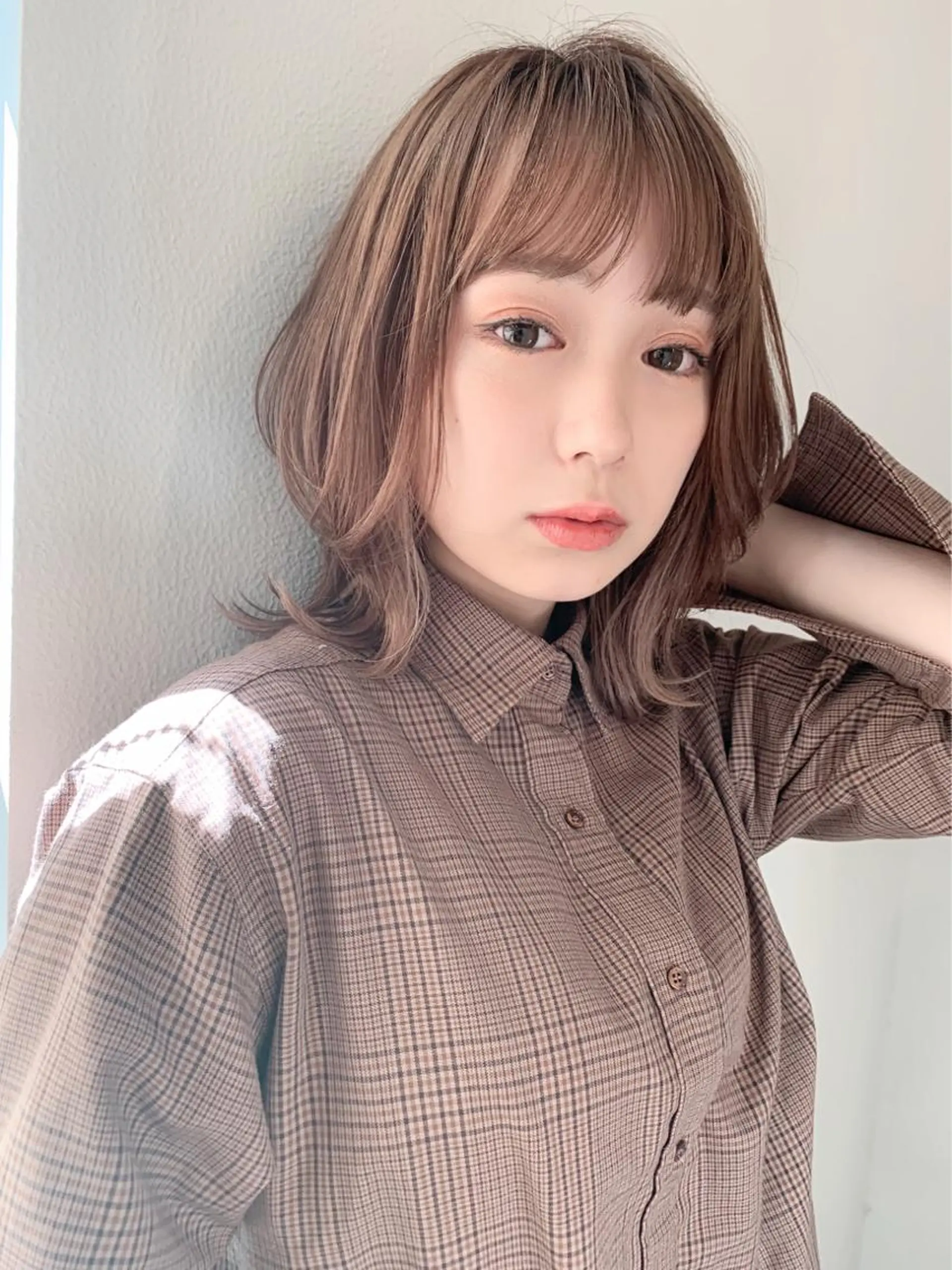 ミディアム カラー 髪質改善☆ 縮毛矯正miyuのヘアスタイル