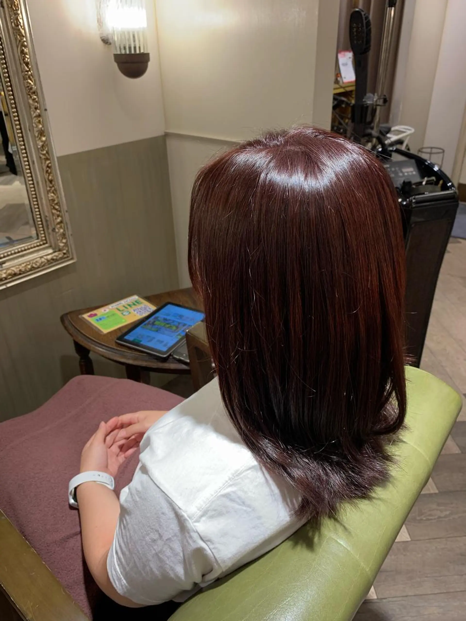 ミディアム カラー バイオレットカラー 韓国スタイル🇰🇷 annaのヘアスタイル