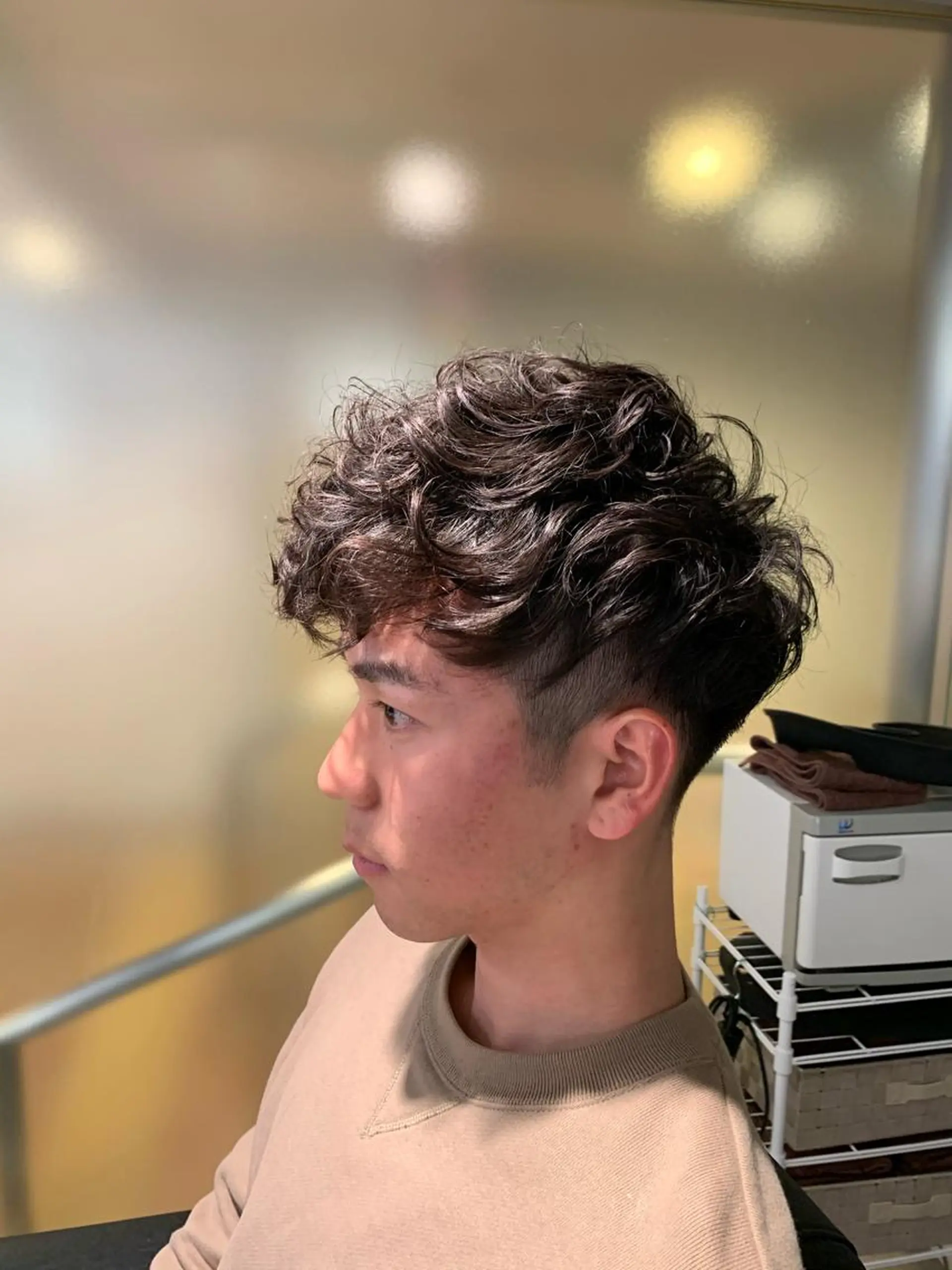 ショート パーマ メンズ FRISEUR smile&gentleman所属・【川西能勢口駅1分】 木村　翔乃佑のヘアスタイル