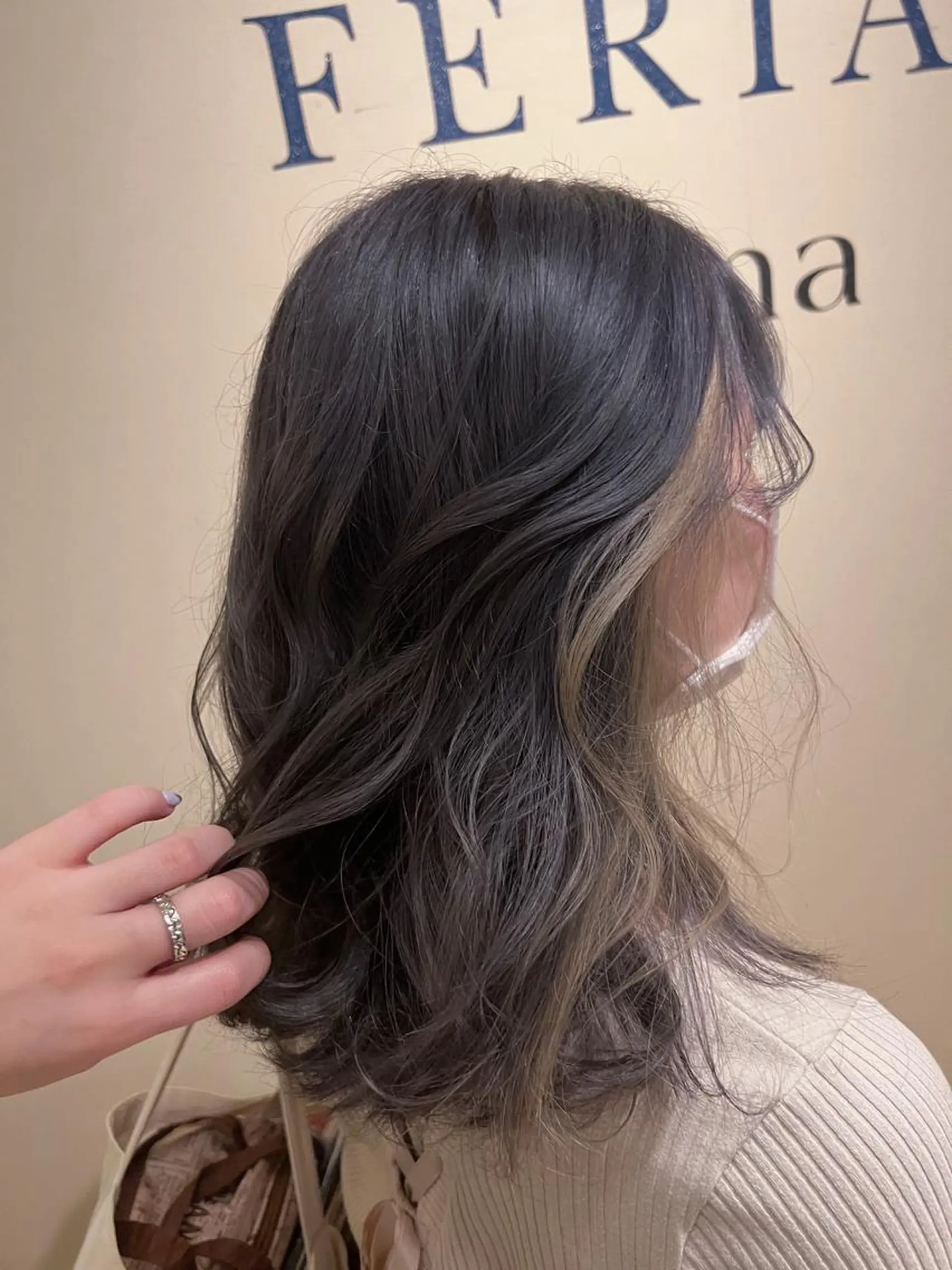 ミディアム カラー ROZA germe所属・ROZAgerme 落海一花🦋のヘアスタイル