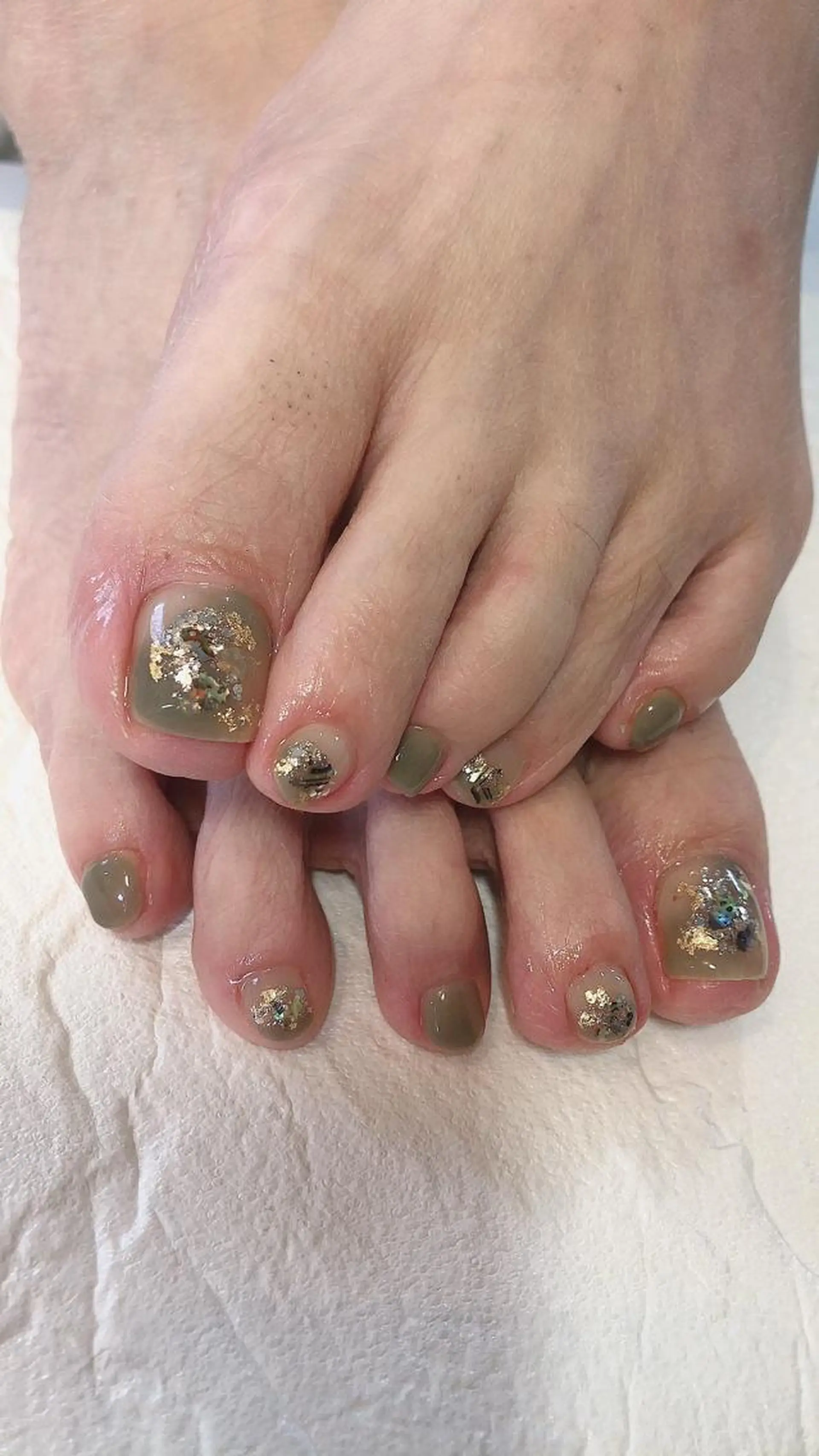 ネイル フットネイル 内田 奈津美のネイルデザイン