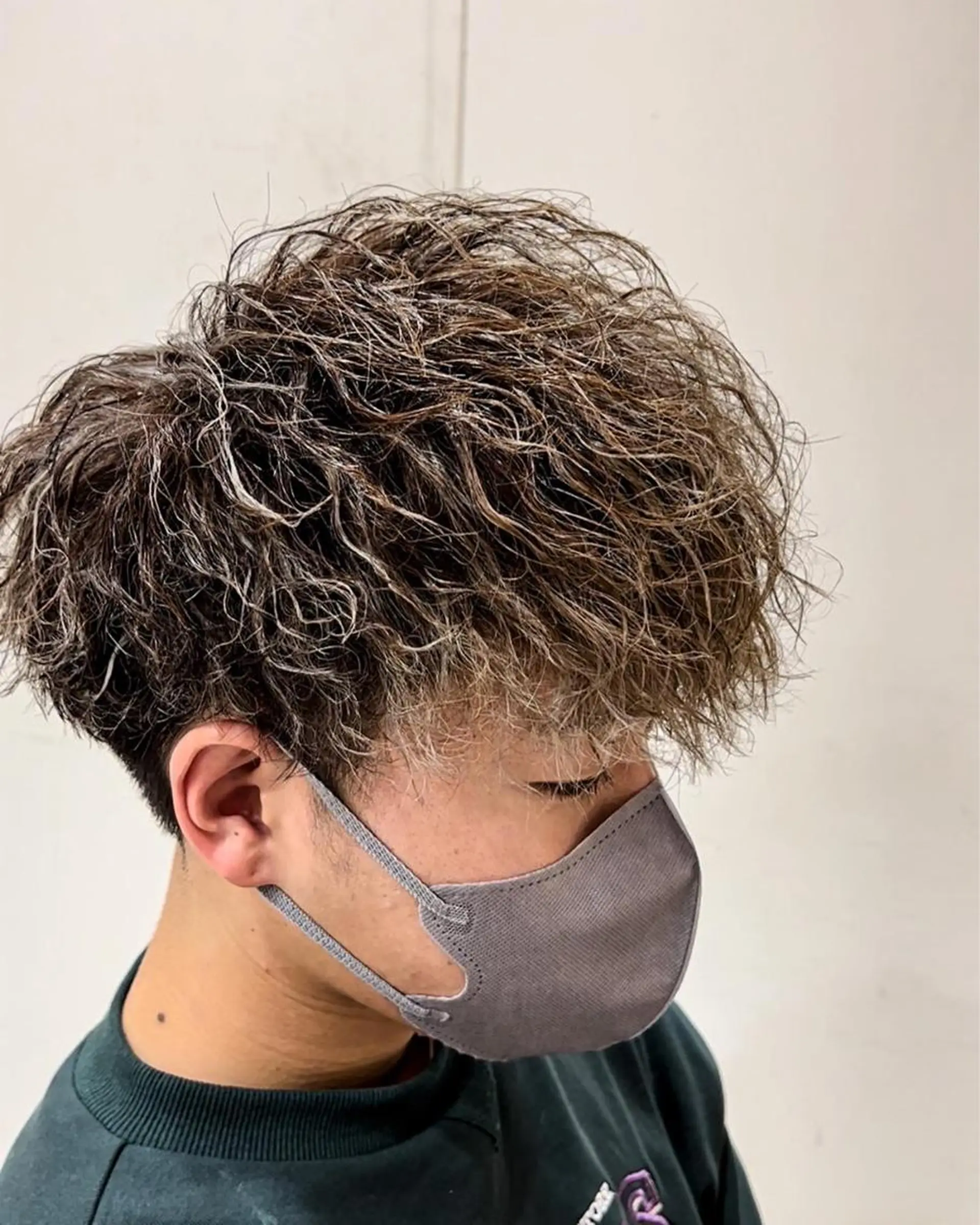 ショート カラー パーマ メッシュ ツイストパーマ 💈men's💈 satoru中目黒のヘアスタイル