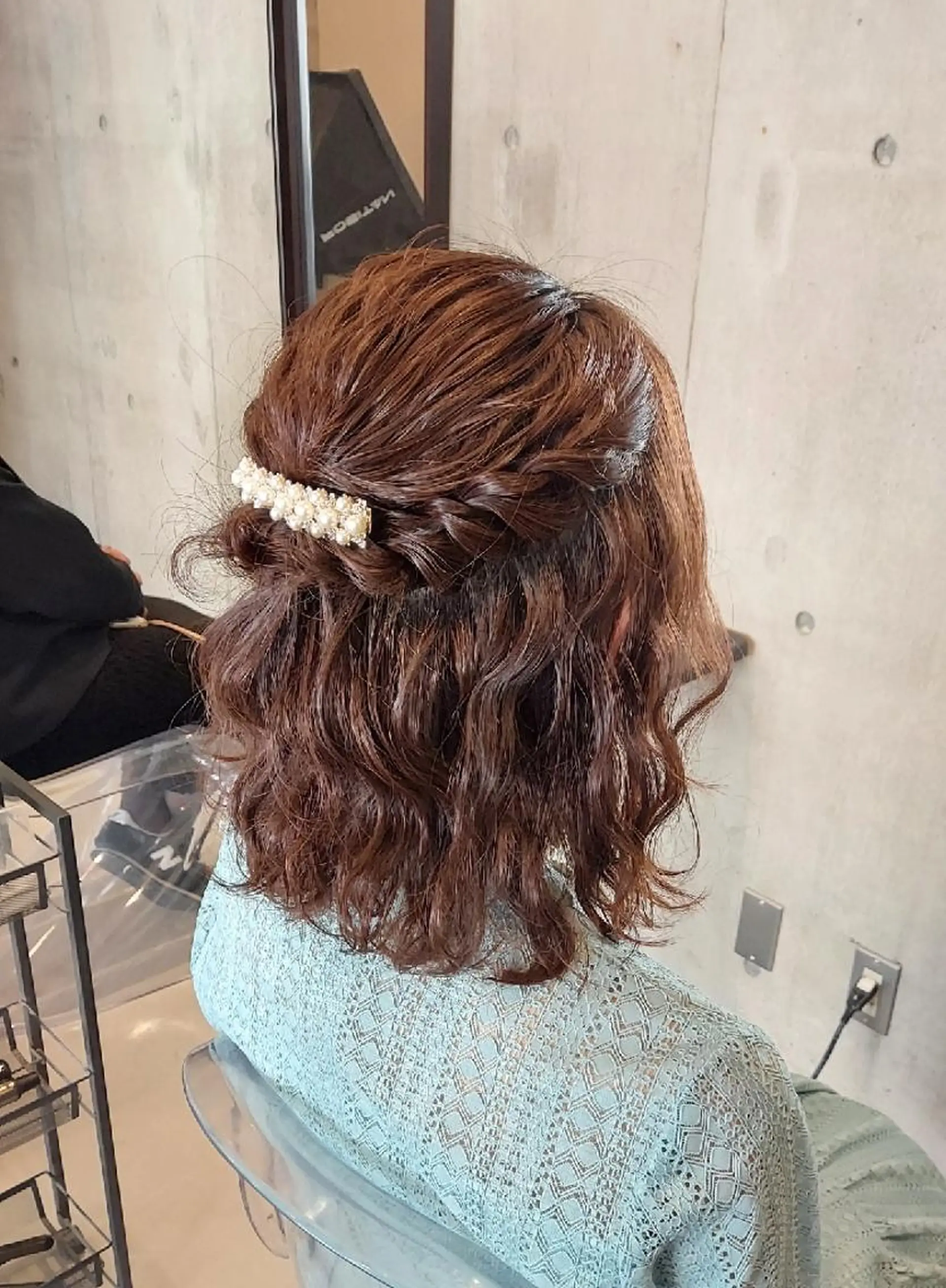 ミディアム ヘアアレンジ あかね☆ヘアアレンジ /ボブ/縮毛矯正のヘアスタイル