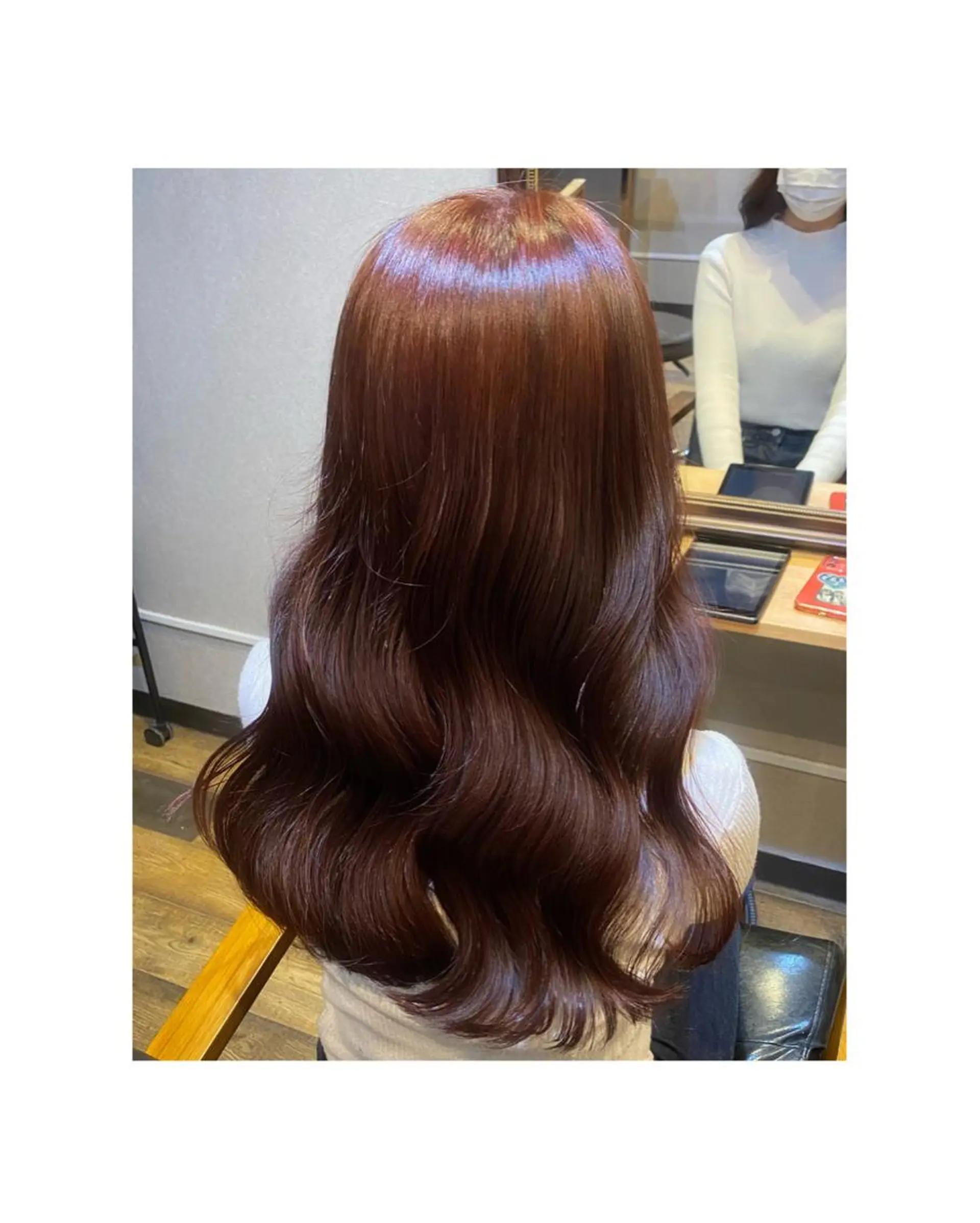 ロング カラー ヘアアレンジ 🎀レイヤーカット/ 艶カラー/ﾕｶ🎀のヘアスタイル