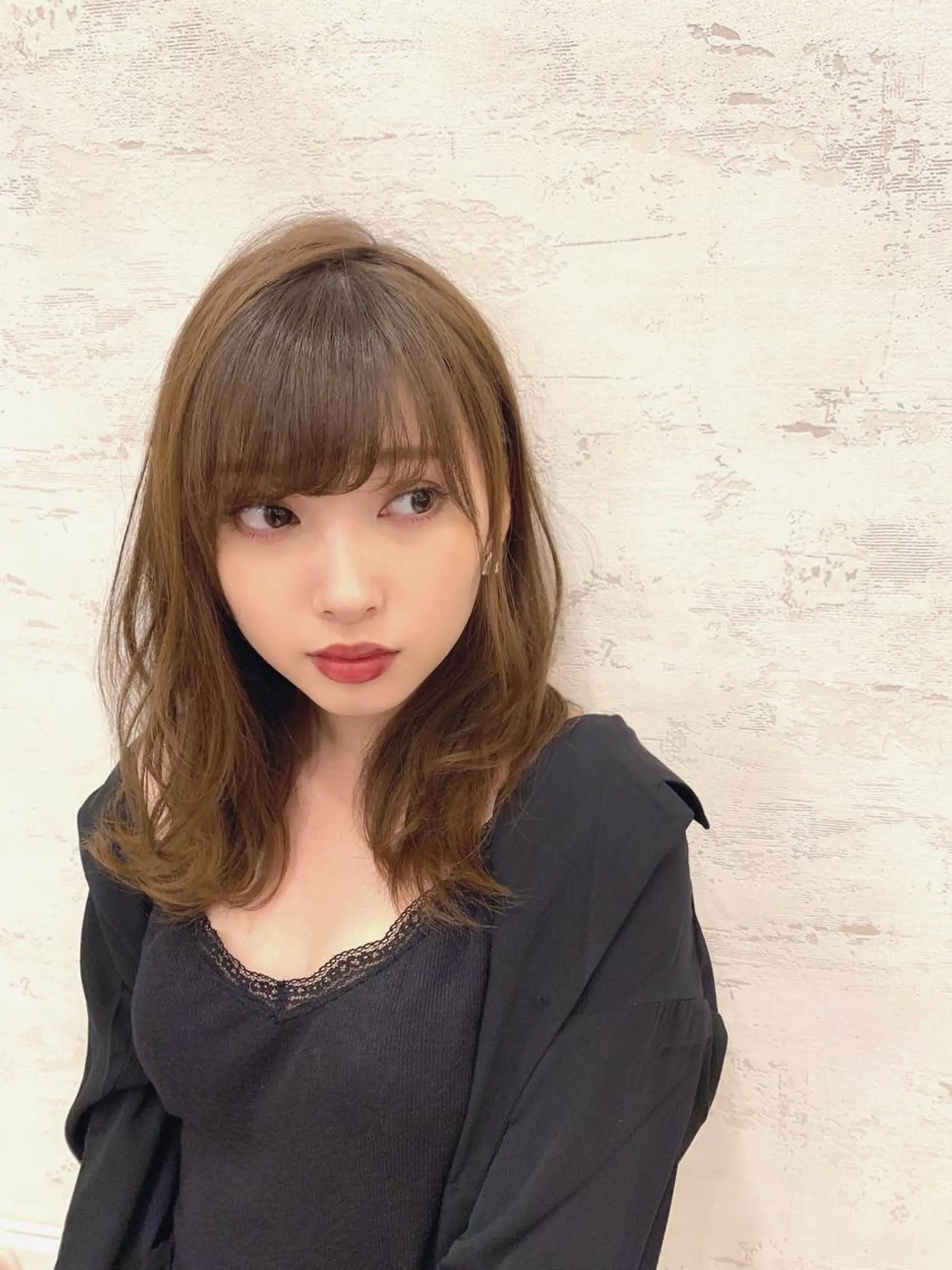 ミディアム 【代表】 高瀬慎也/縮毛矯正のヘアスタイル