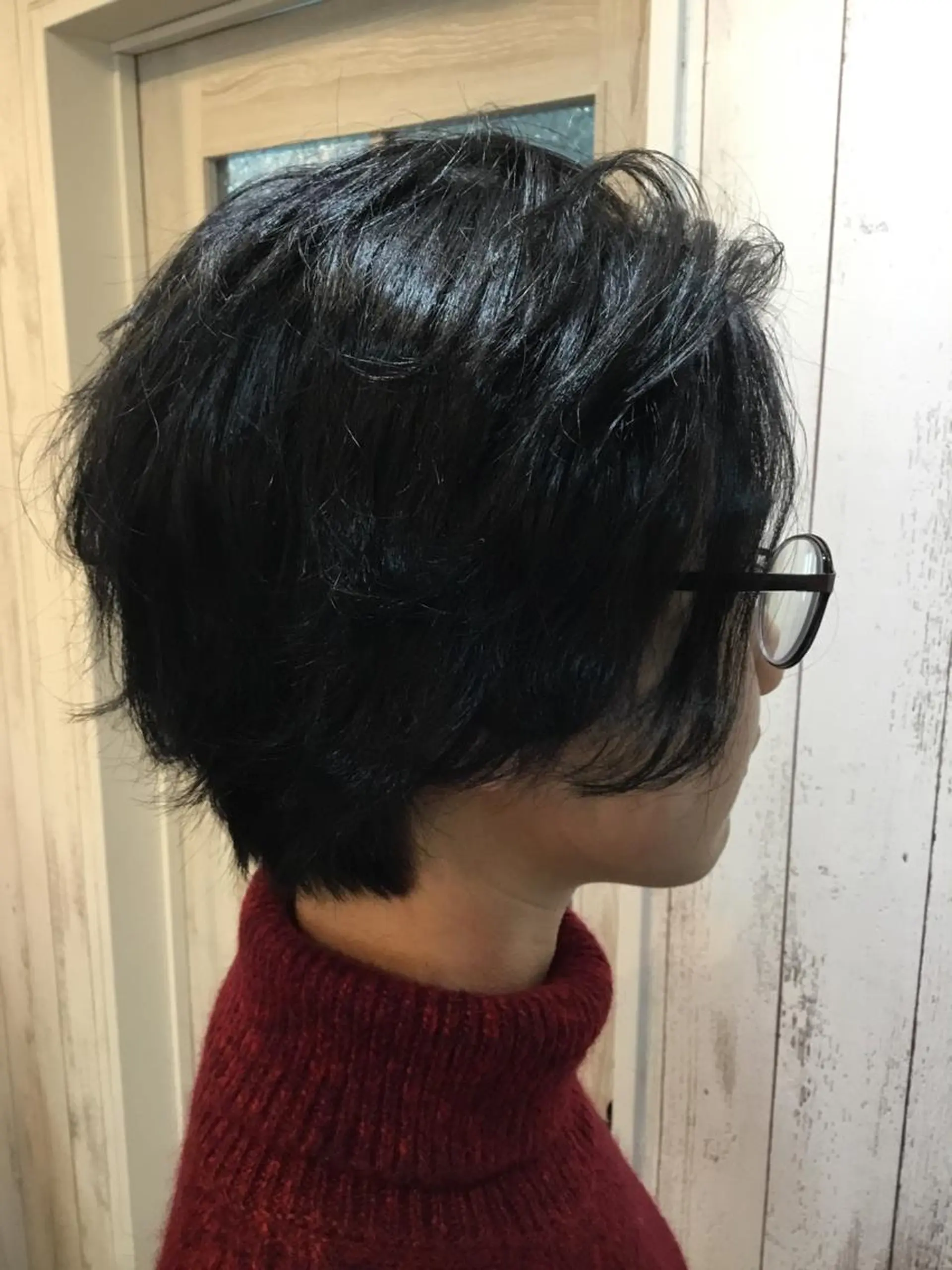 ショート カラー 金崎 新吾のヘアスタイル