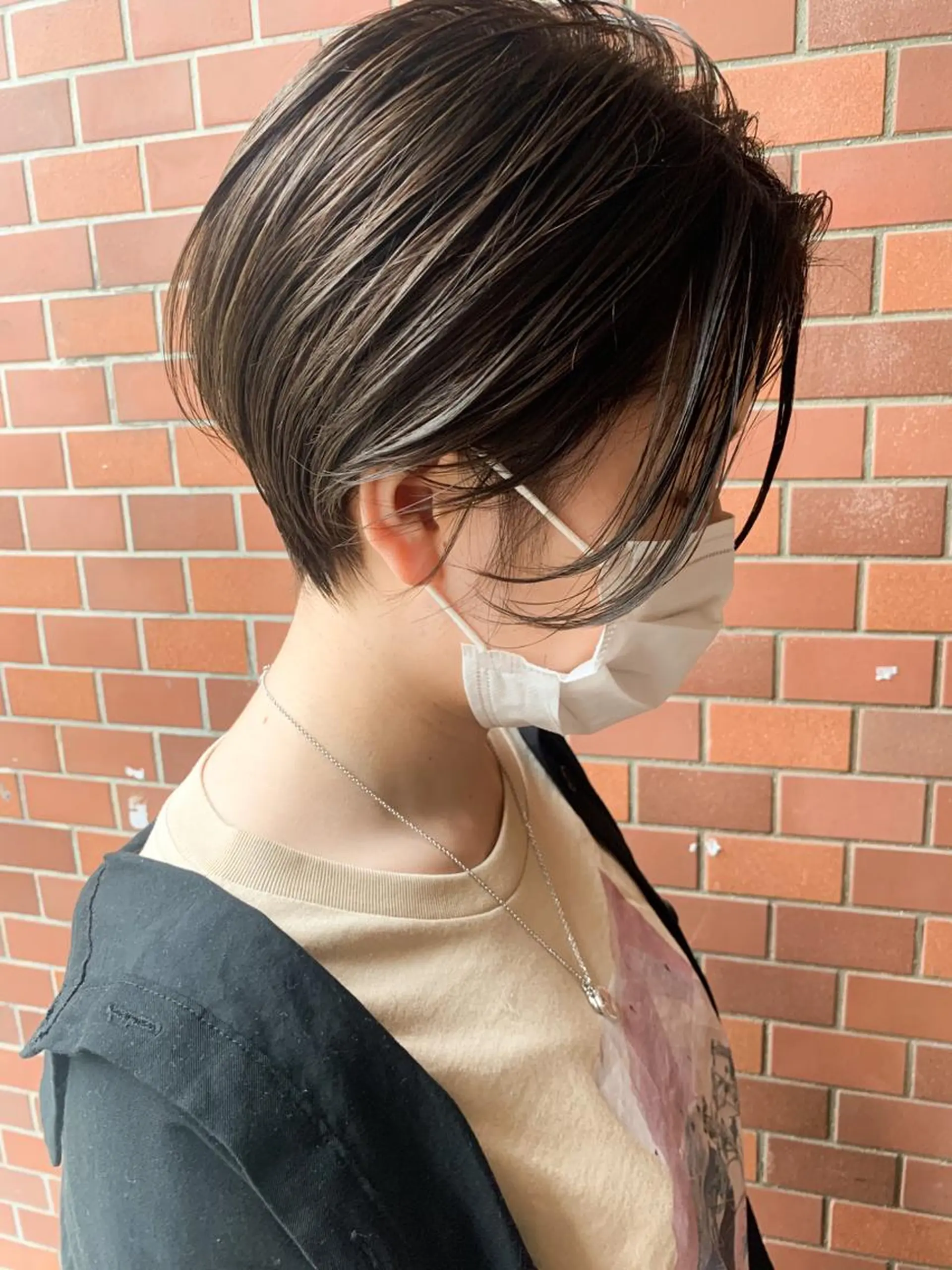 ショート 丹羽大喜 縮毛矯正/美髪矯正のヘアスタイル