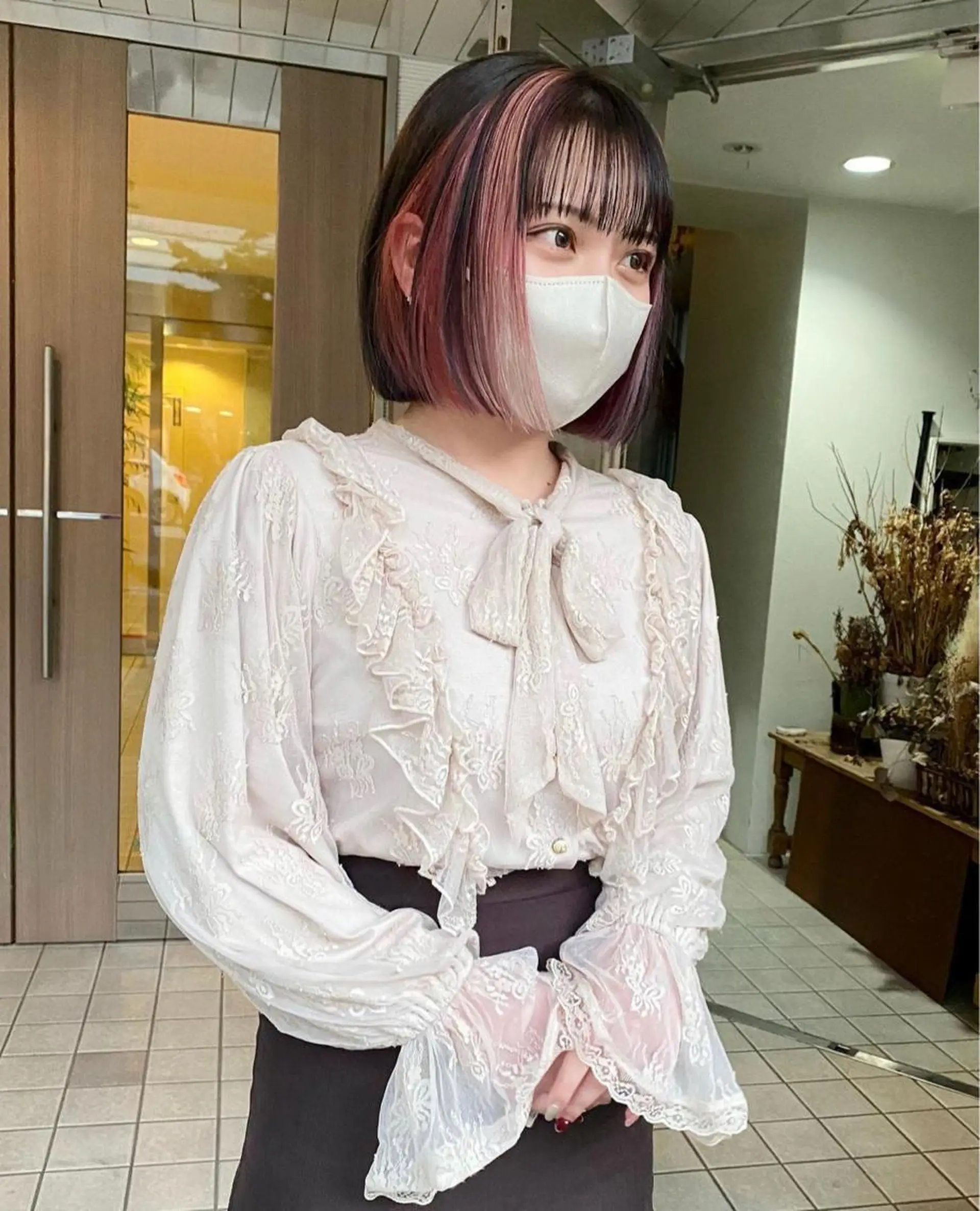 ミディアム Pia/KIRIA /福岡美容室のヘアスタイル