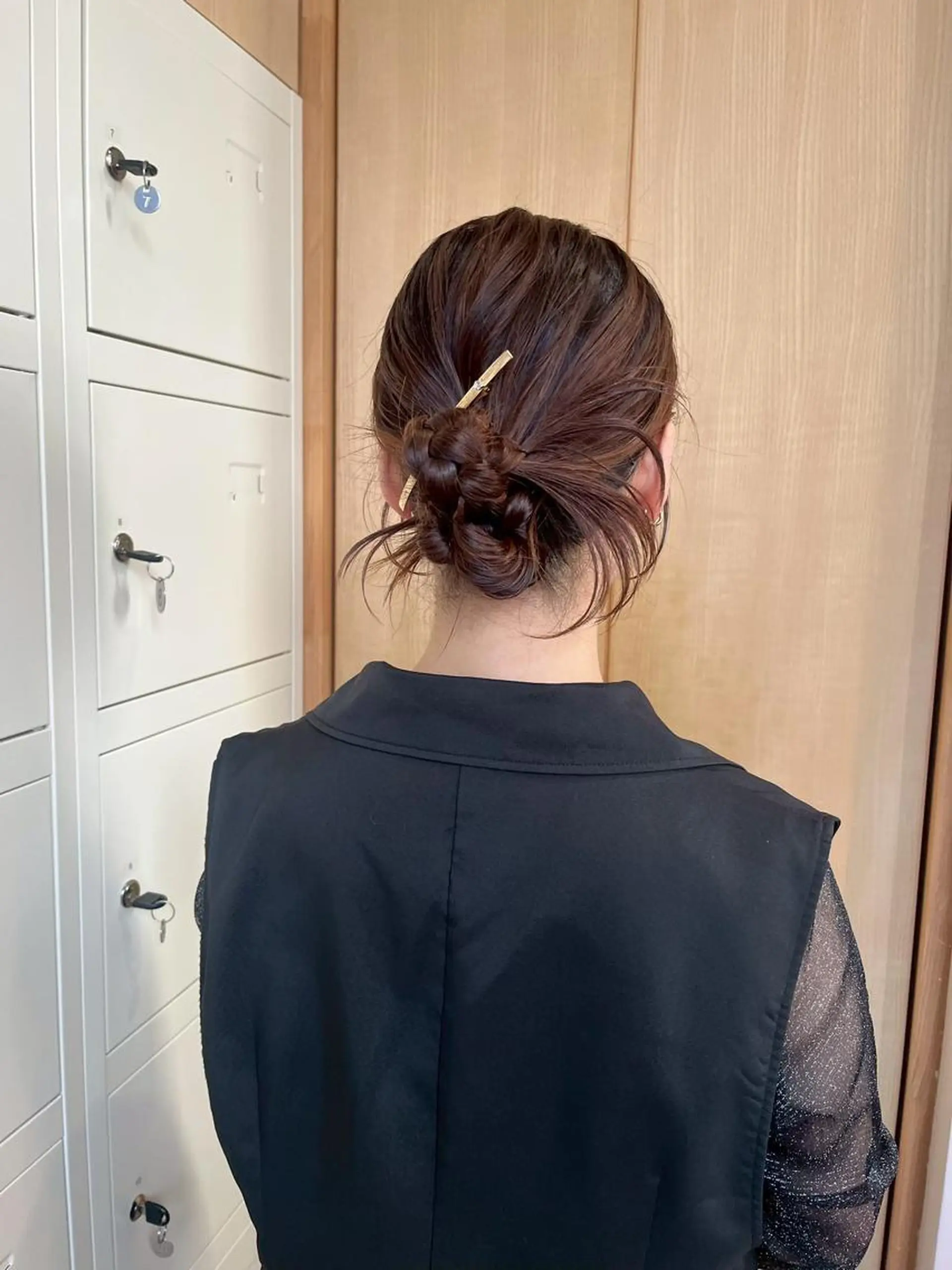 ヘアアレンジ ボブ 結婚式お呼ばれヘア セット／Tommyのヘアスタイル