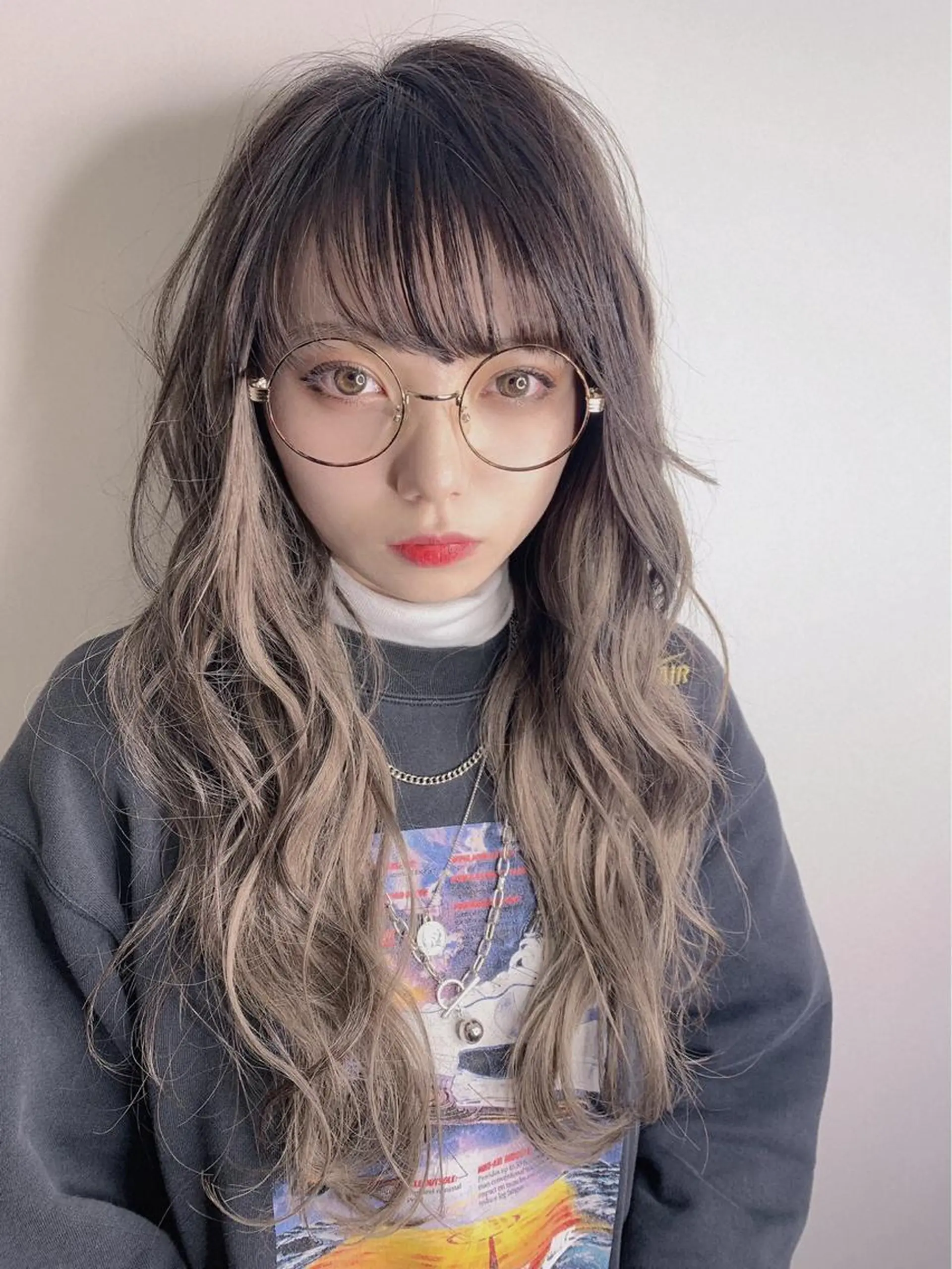 ロング カラー ヘアカラー エクステ 古山 勇太のヘアスタイル