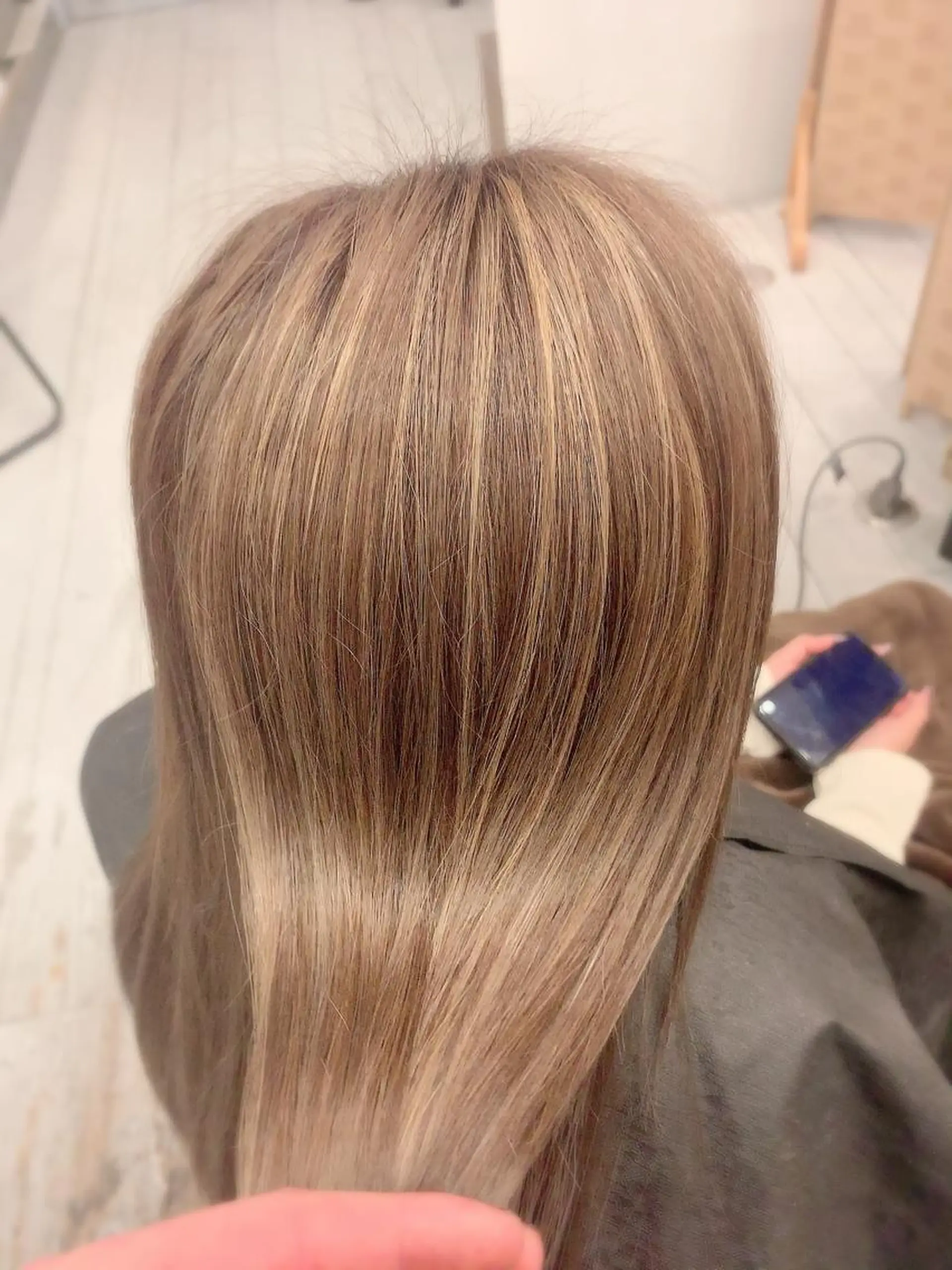 ロング カラー ヘアカラー トリートメント 💎JADE GRACE💎のヘアスタイル