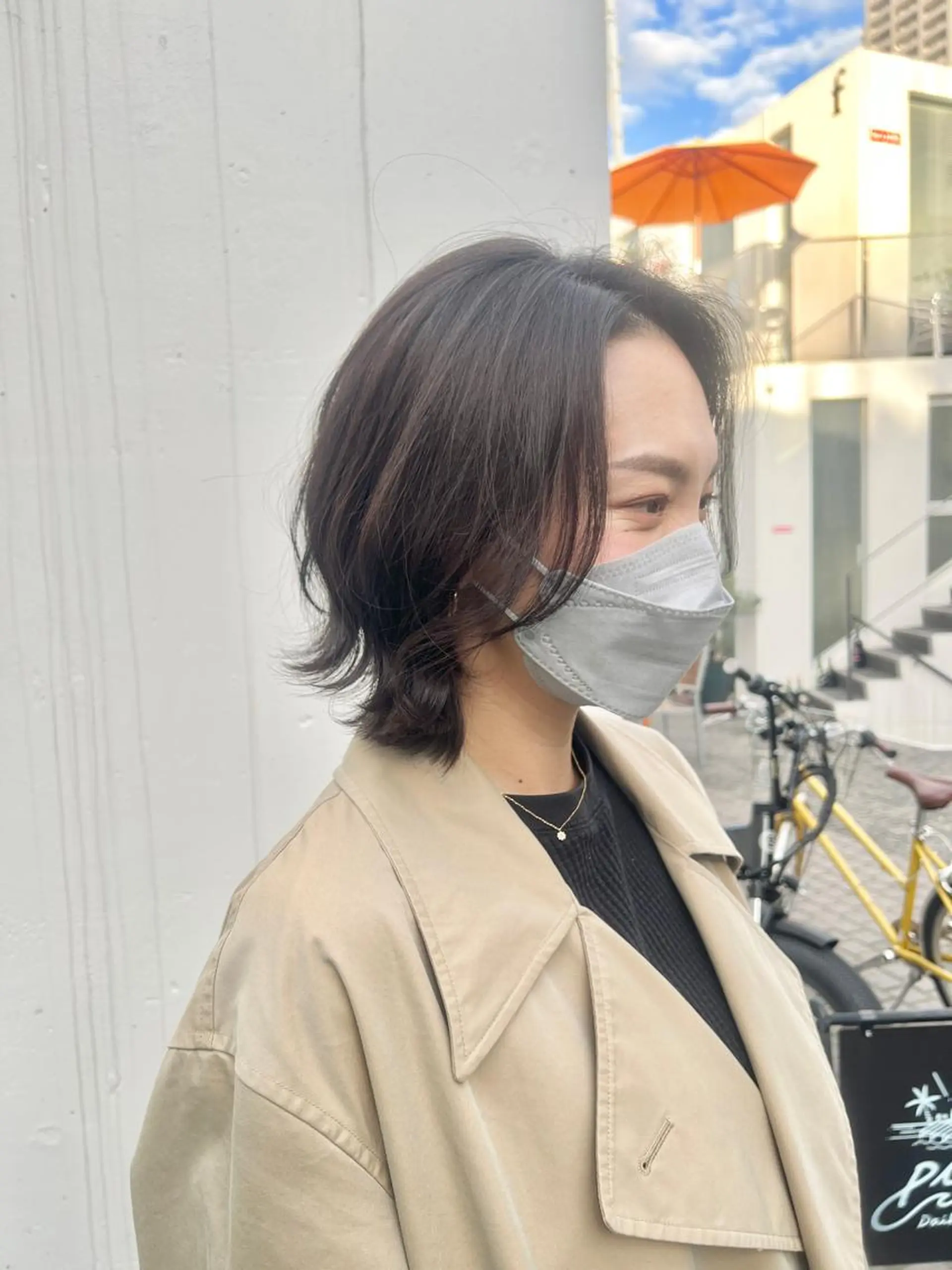 ショート カラー カット ヘアカラー 佐藤史哉＊ 韓国レイヤー赤み除去のヘアスタイル