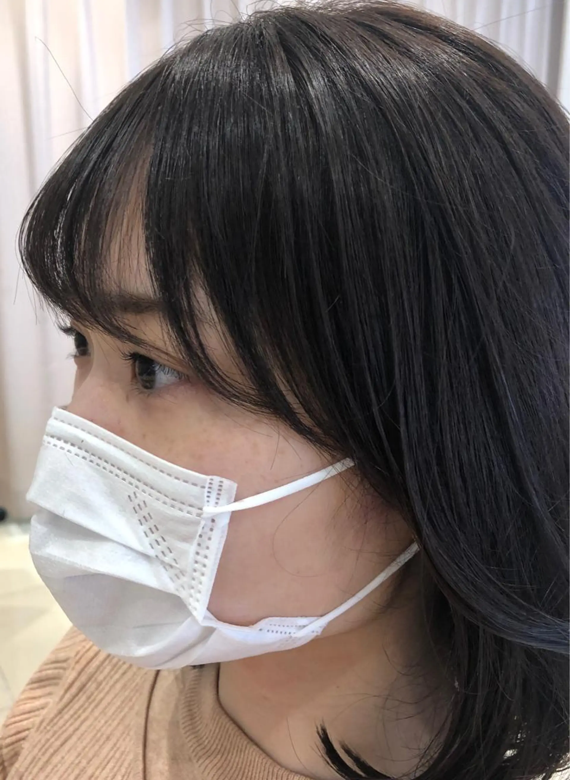 カット 縮毛矯正 カジサ ケイコのヘアスタイル