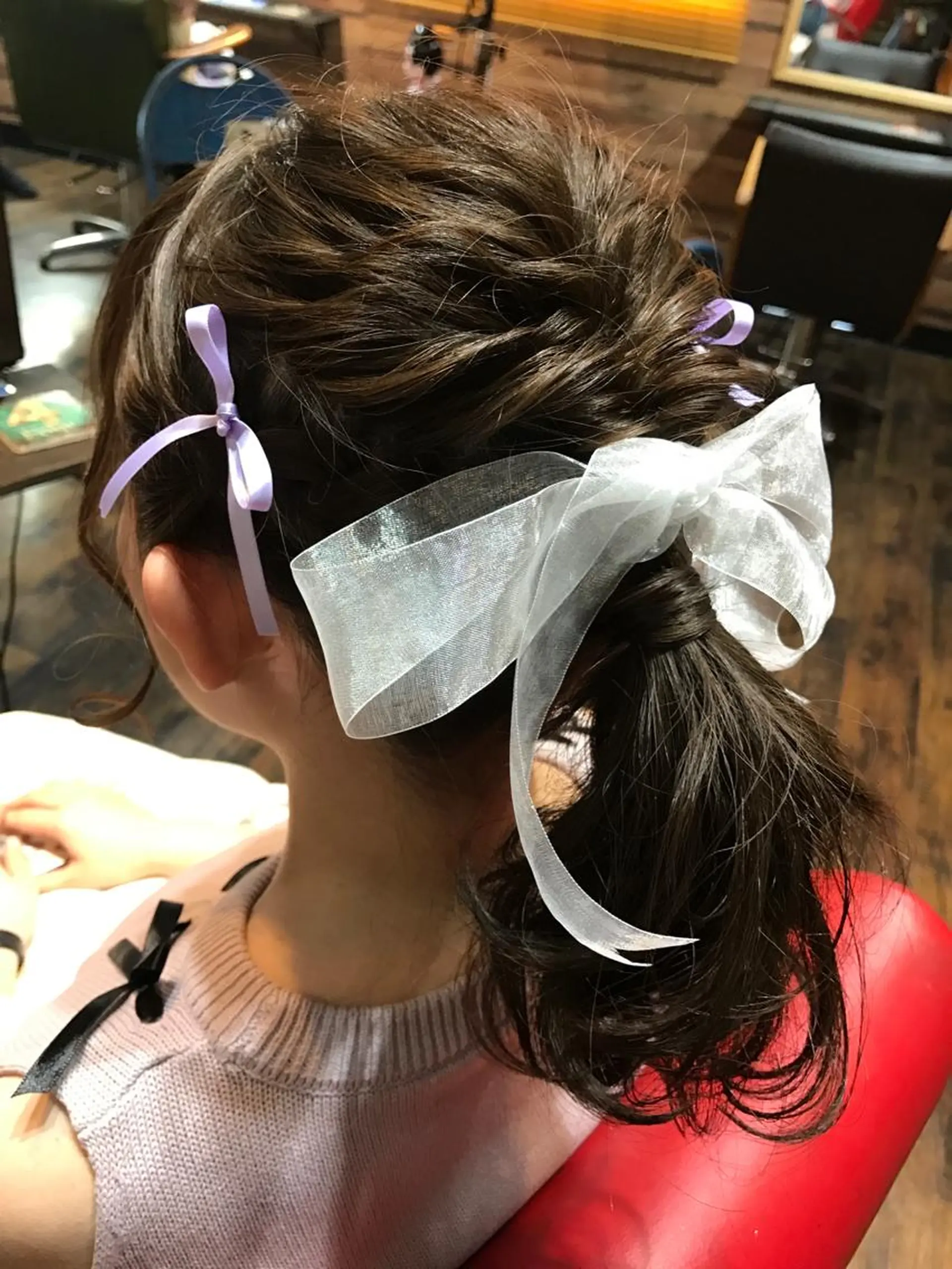 ミディアム ヘアアレンジ kuro クロのヘアスタイル