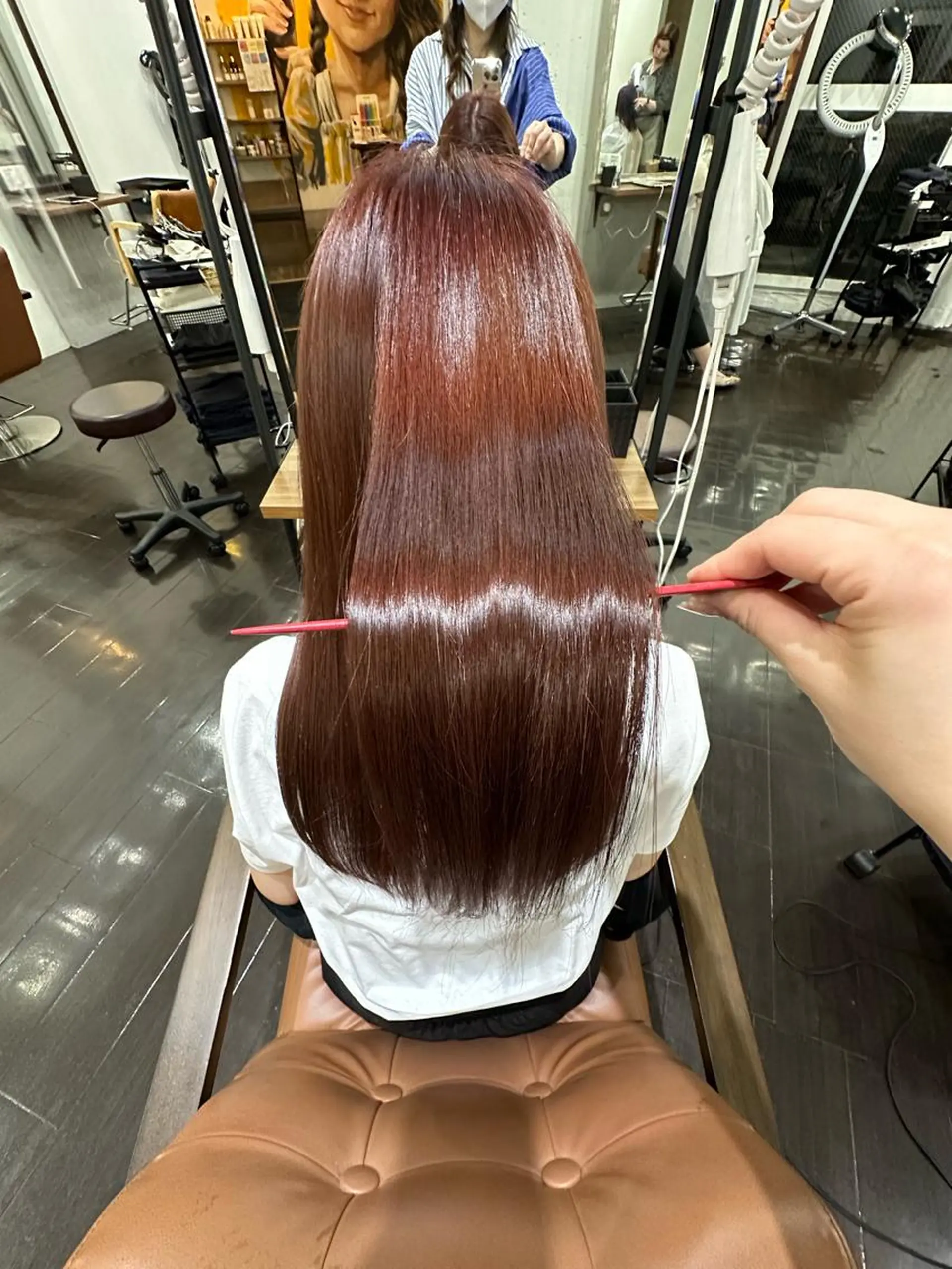 カラー 名駅/艶カラー/原田 永遠のヘアスタイル